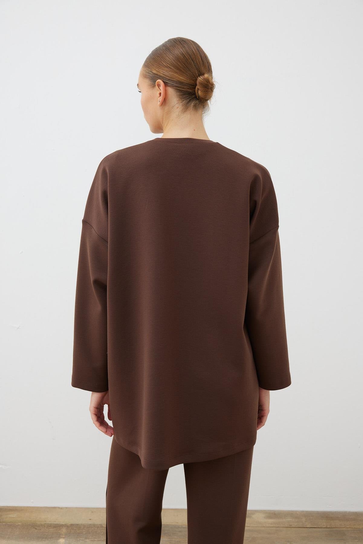 ACTIVE BASIC PANTOLONLU TAKIM KAHVE