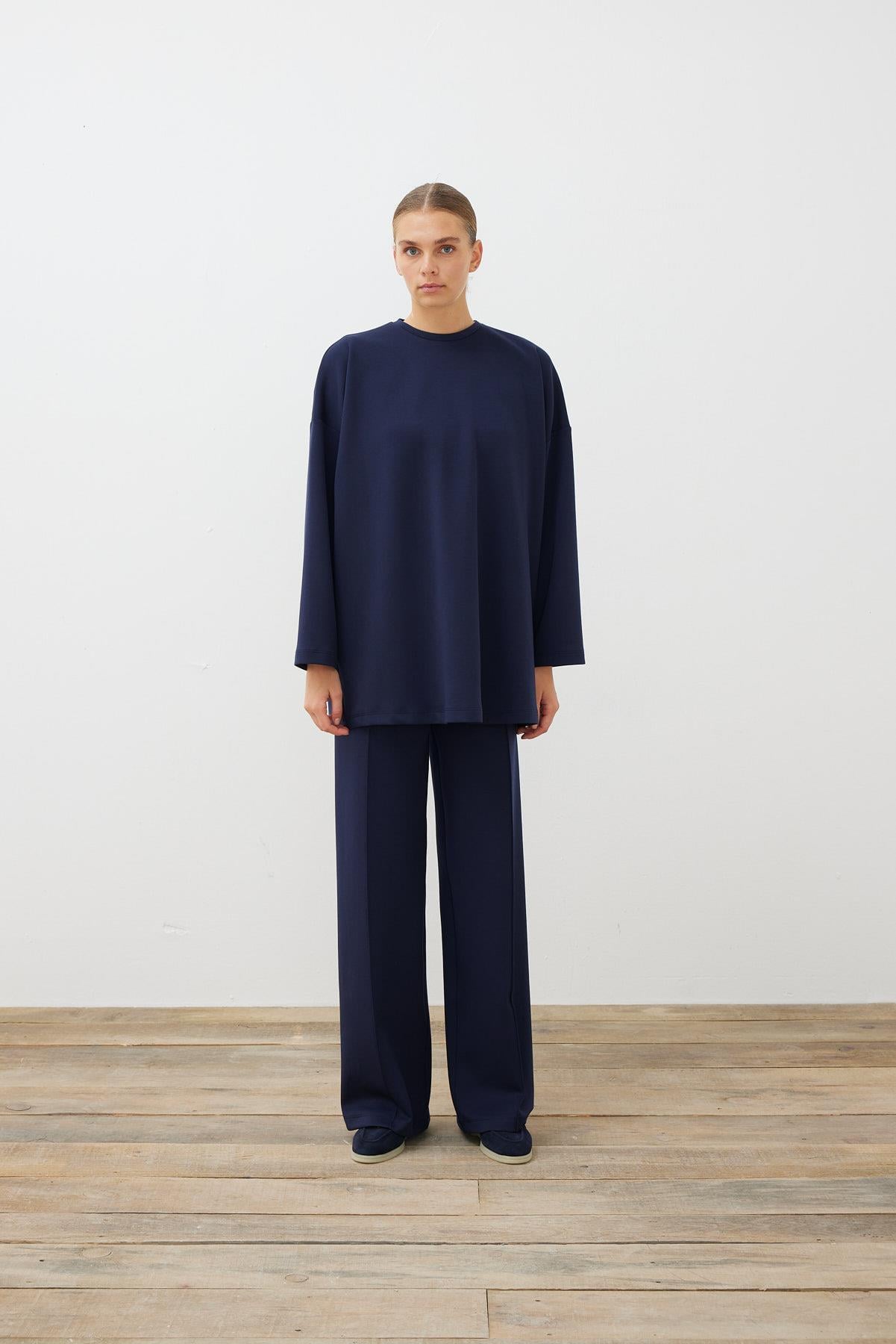 ACTIVE BASIC PANTOLONLU TAKIM LACİVERT