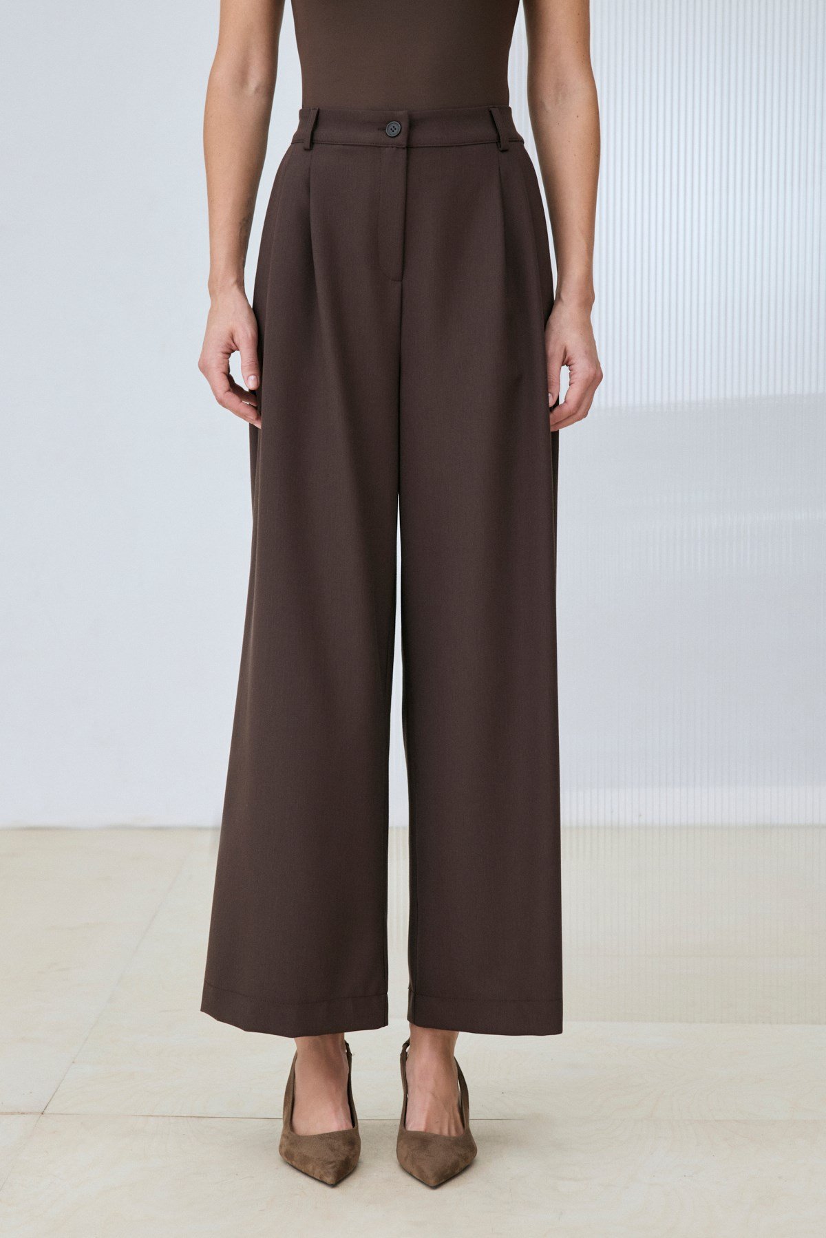 BLANCA PANTOLON KAHVE