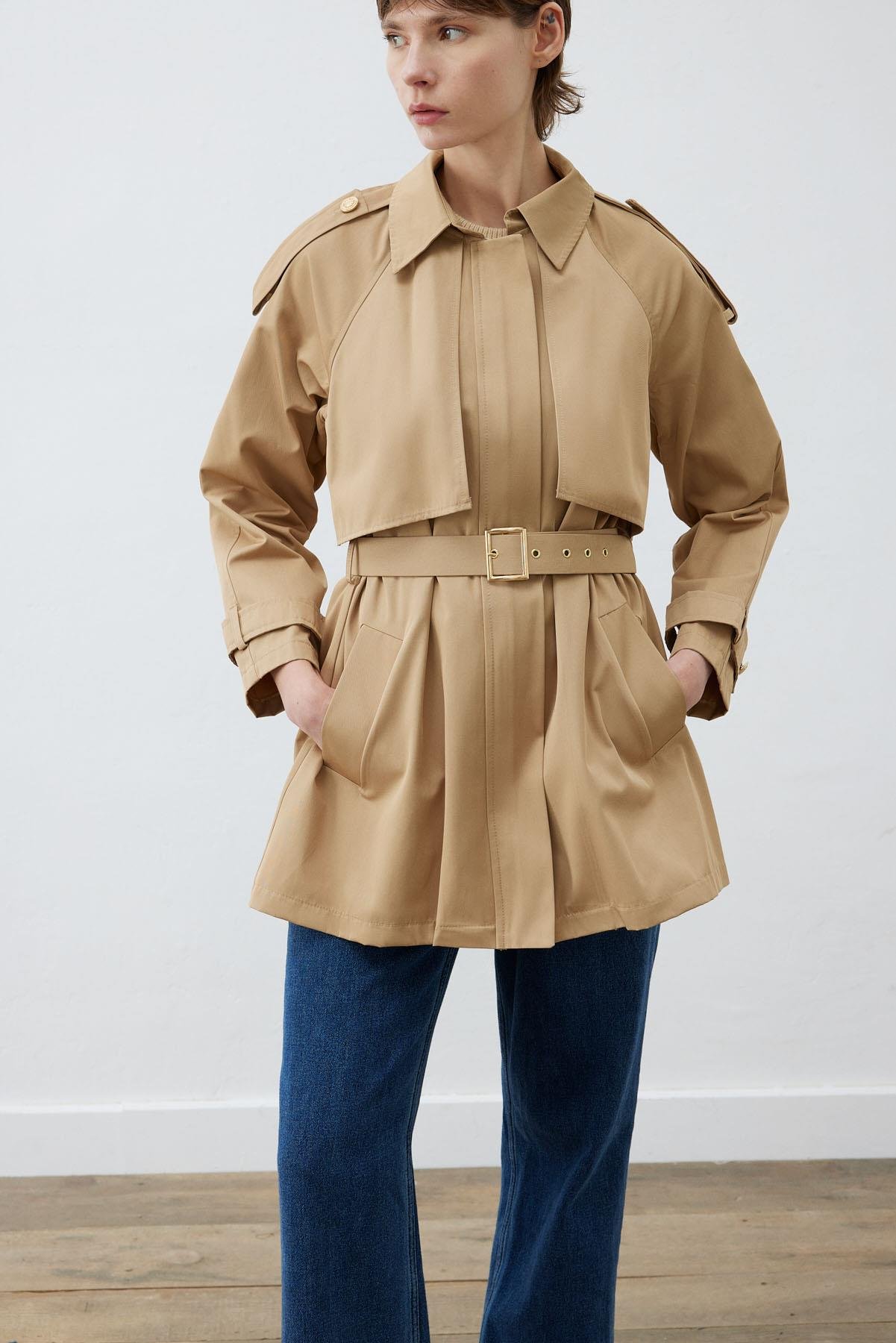 CHELSEA TRENÇKOT CAMEL