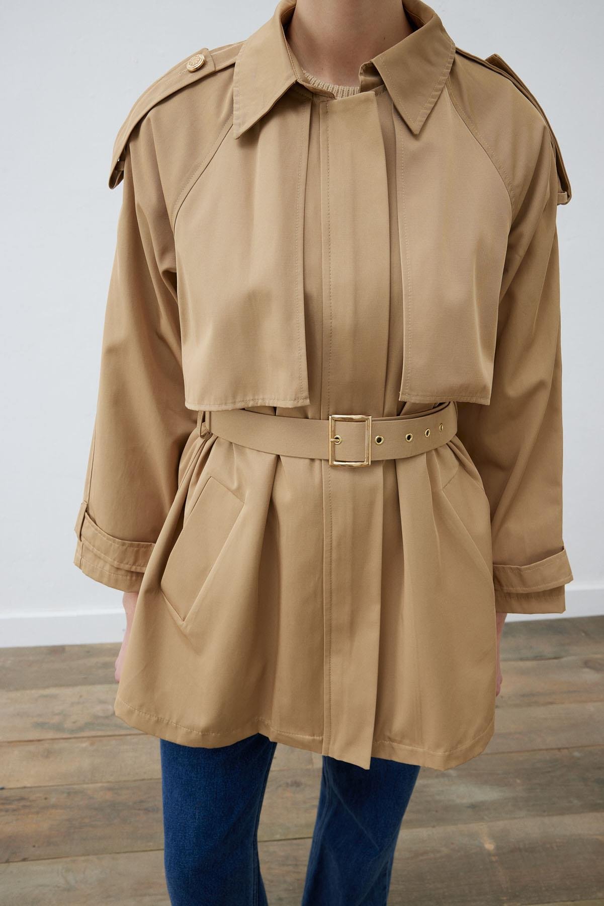 CHELSEA TRENÇKOT CAMEL