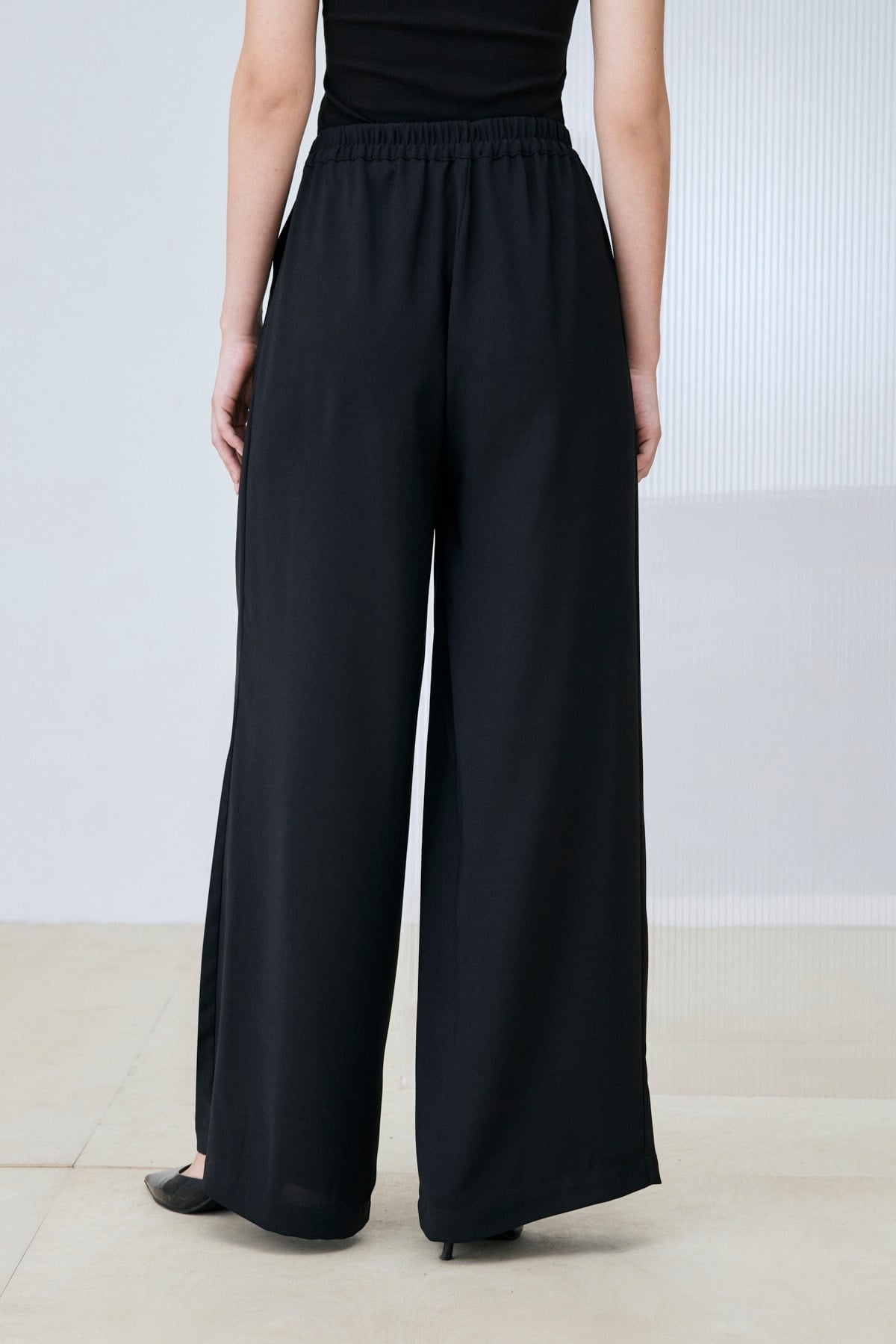 CLARA PALAZZO PANTOLON SİYAH