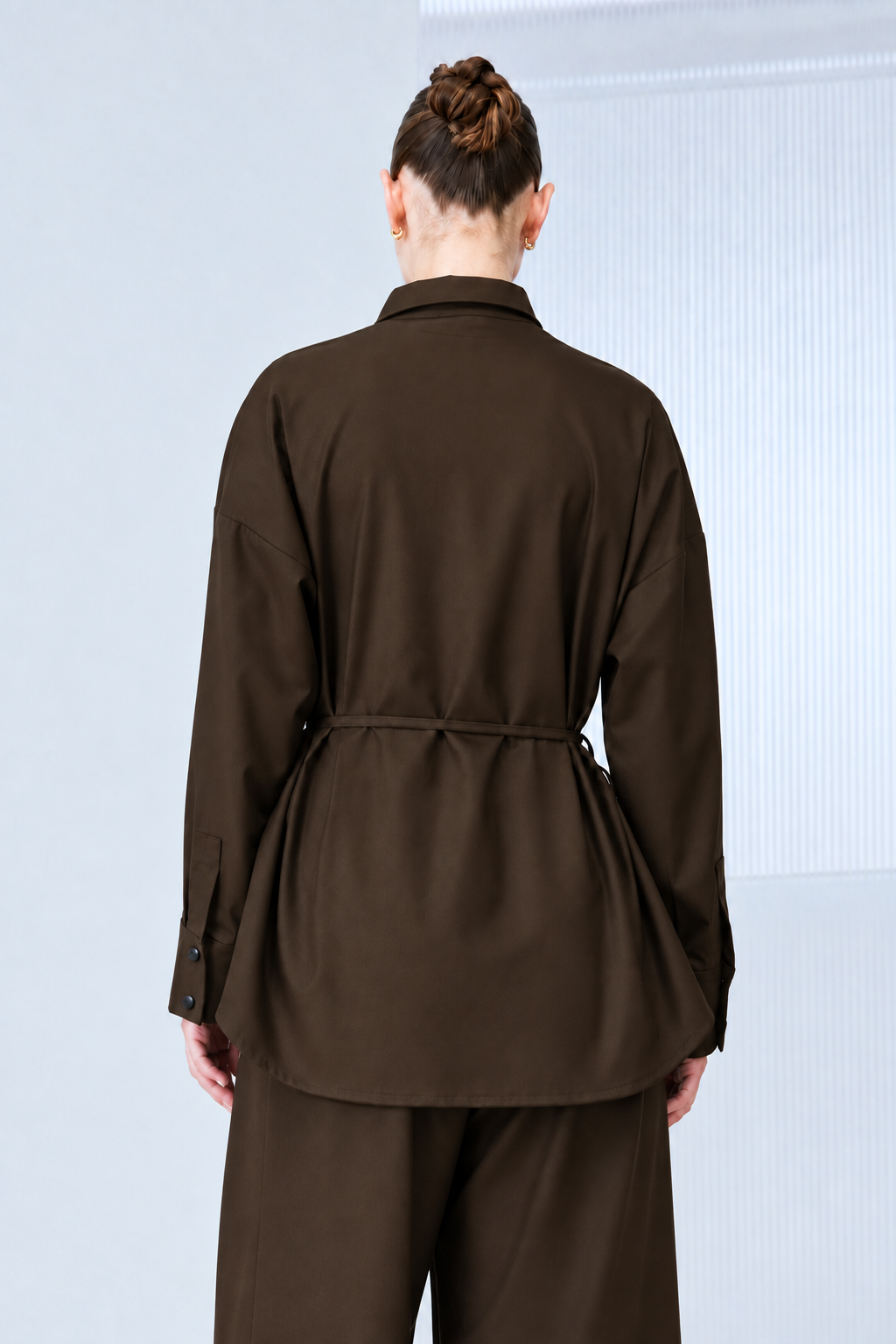 ELSA GÖMLEK KAHVE