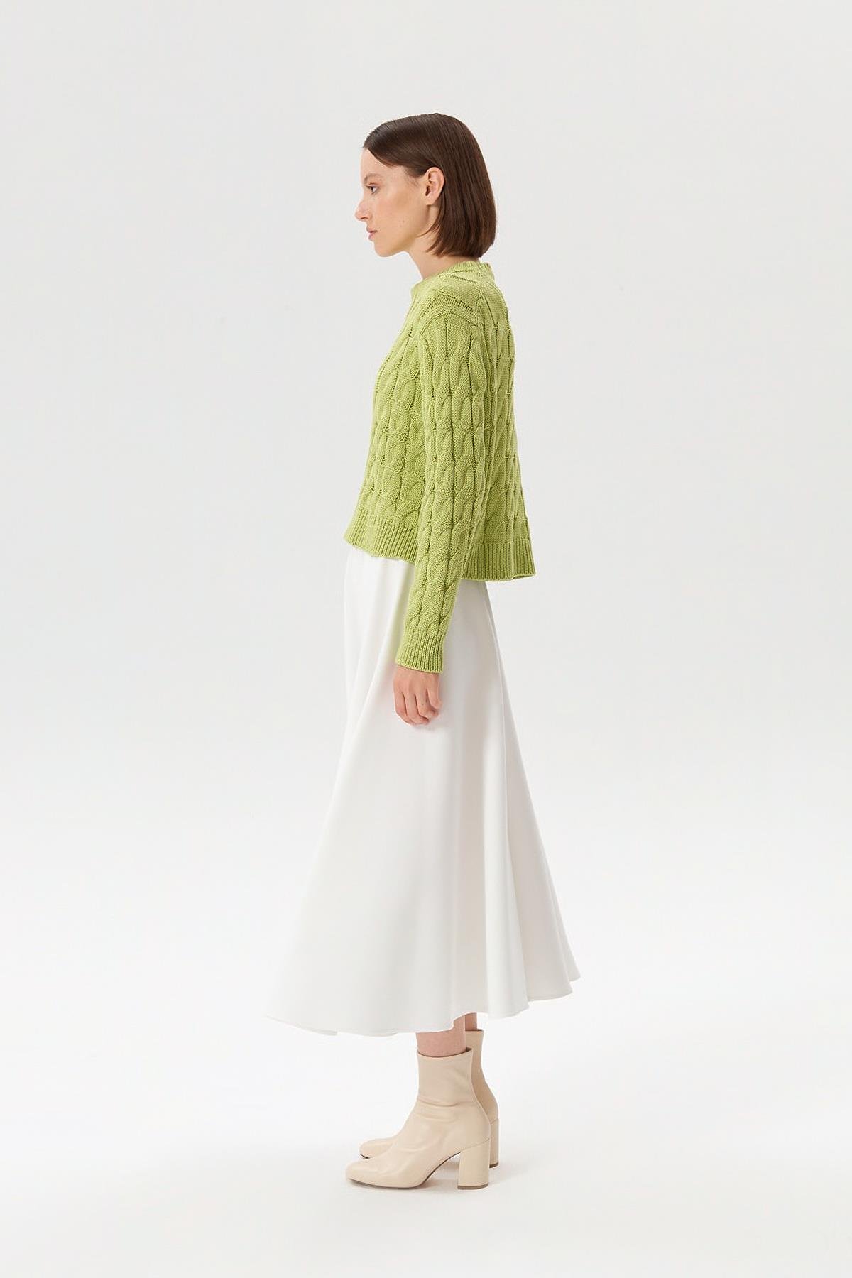 LAURA KNITTED SWEATER GREEN
