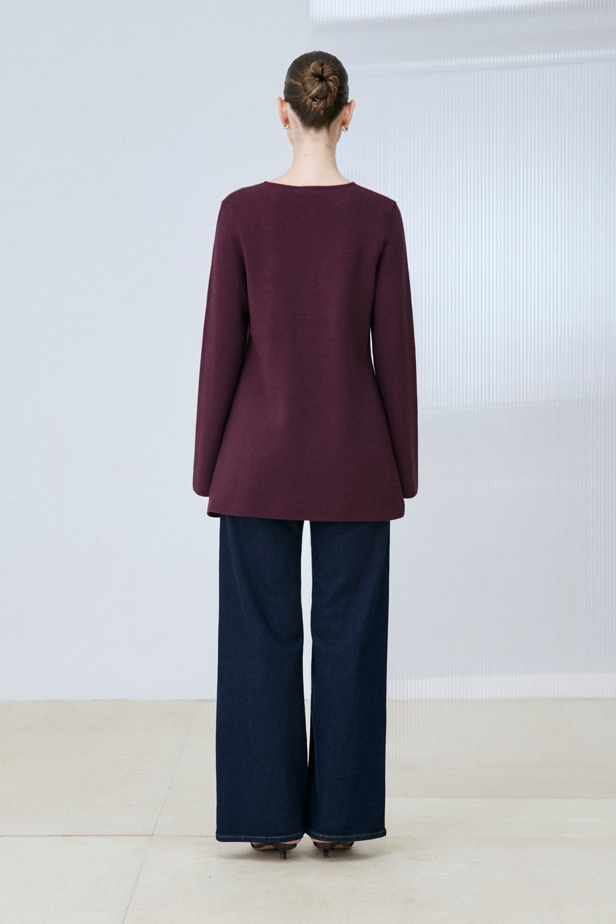 LİNA VİSKON TRİKO HIRKA BORDO