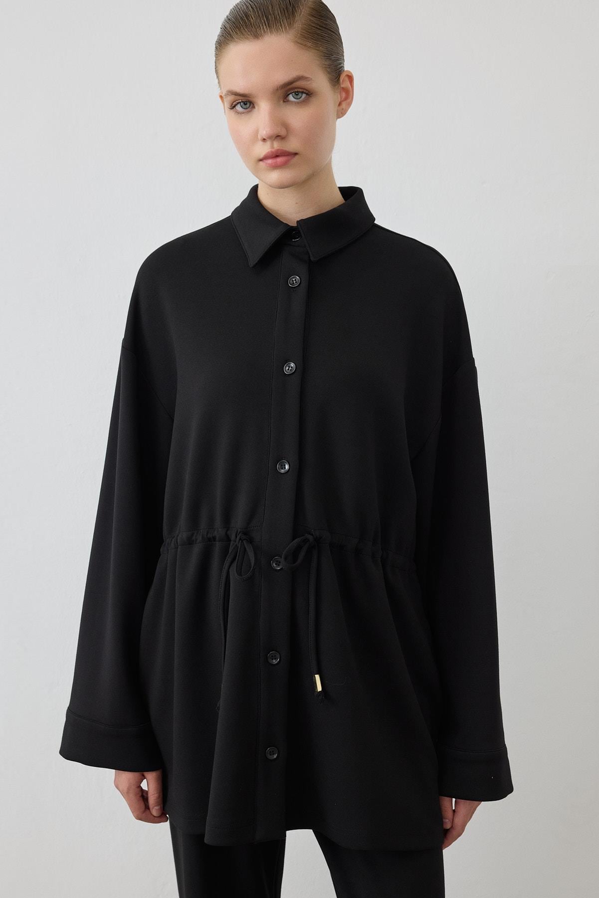 MİORİ NESSA PANTOLONLU TAKIM SİYAH