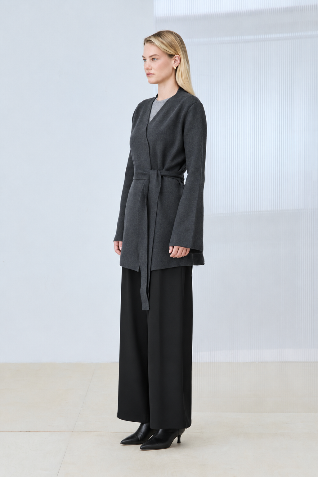 MONA VİSKON TRİKO HIRKA ANTRASİT