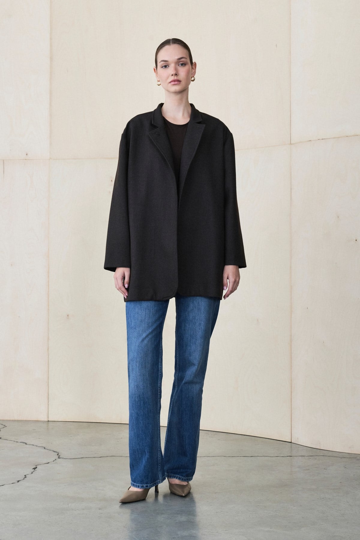 NEVA VİSCON BLAZER CEKET KAHVE