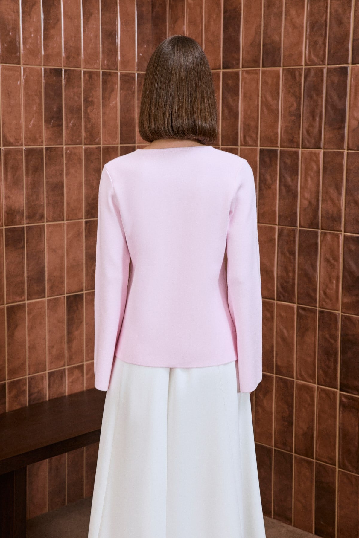NEVARA VİSKON TRİKO HIRKA PEMBE