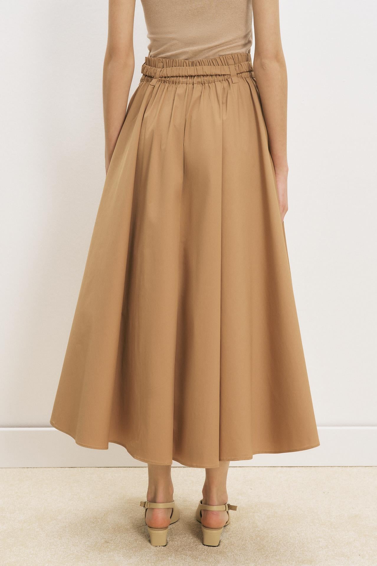 PARİS KOTON ETEK CAMEL