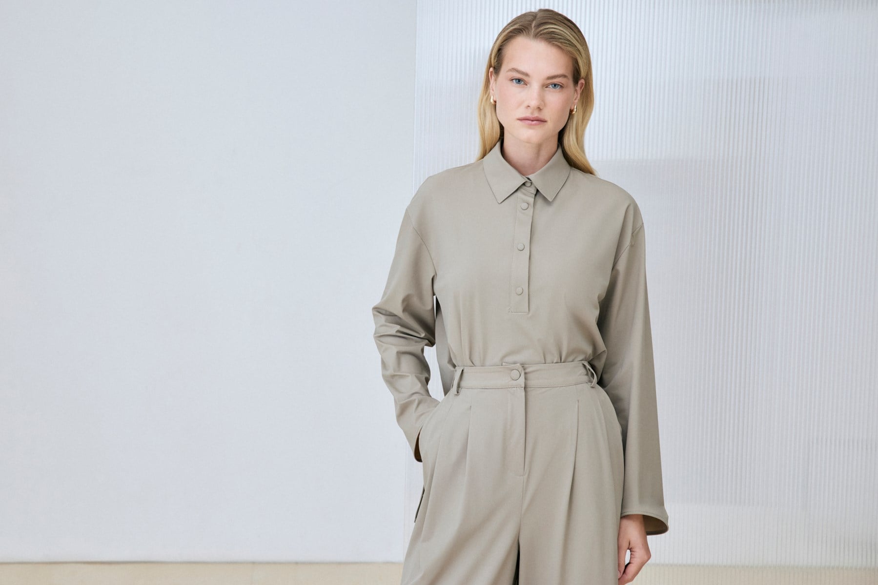 RONİA TEKNİK GÖMLEK PANTOLON TAKIM ETUP