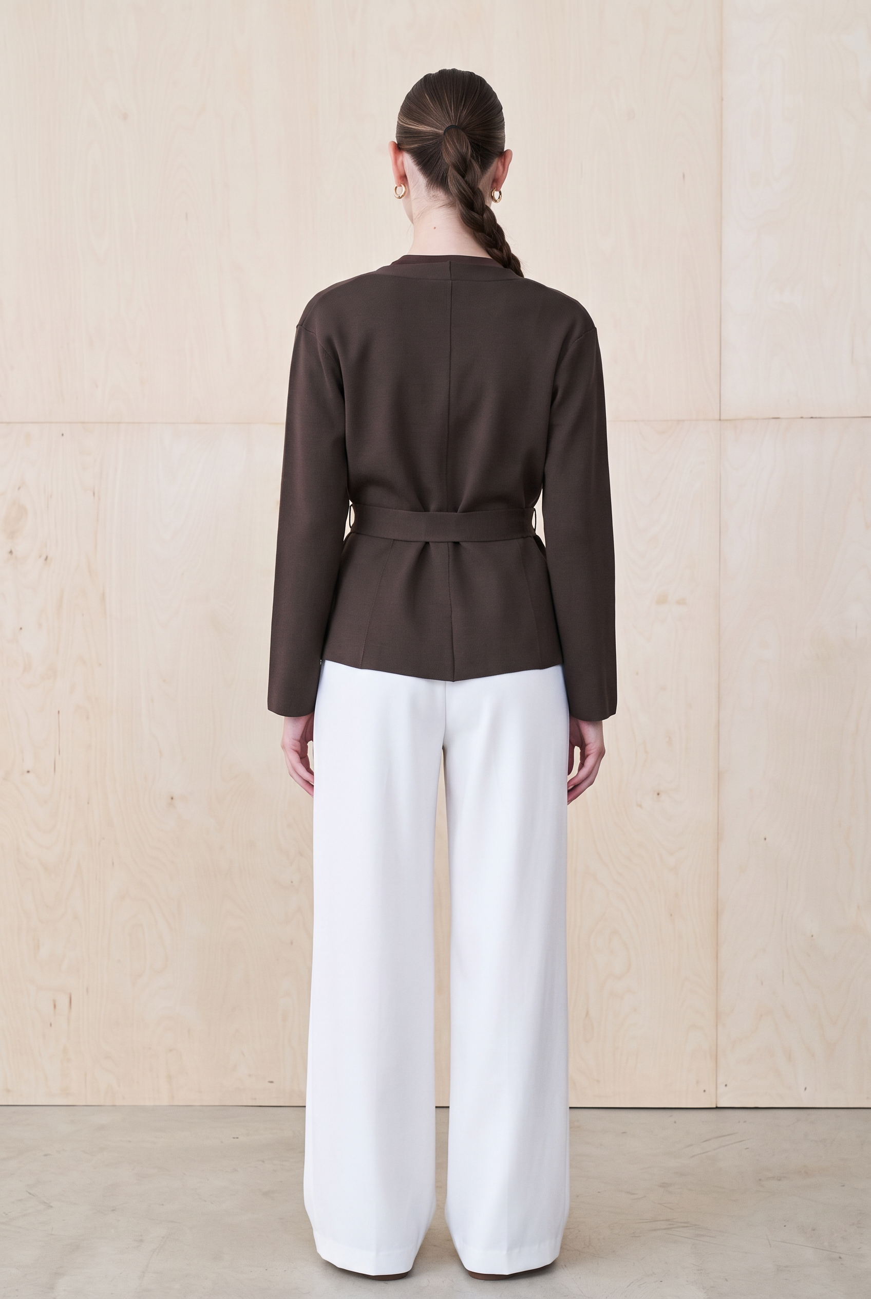 SİMA RAYON TRİKO CEKET ACI KAHVE