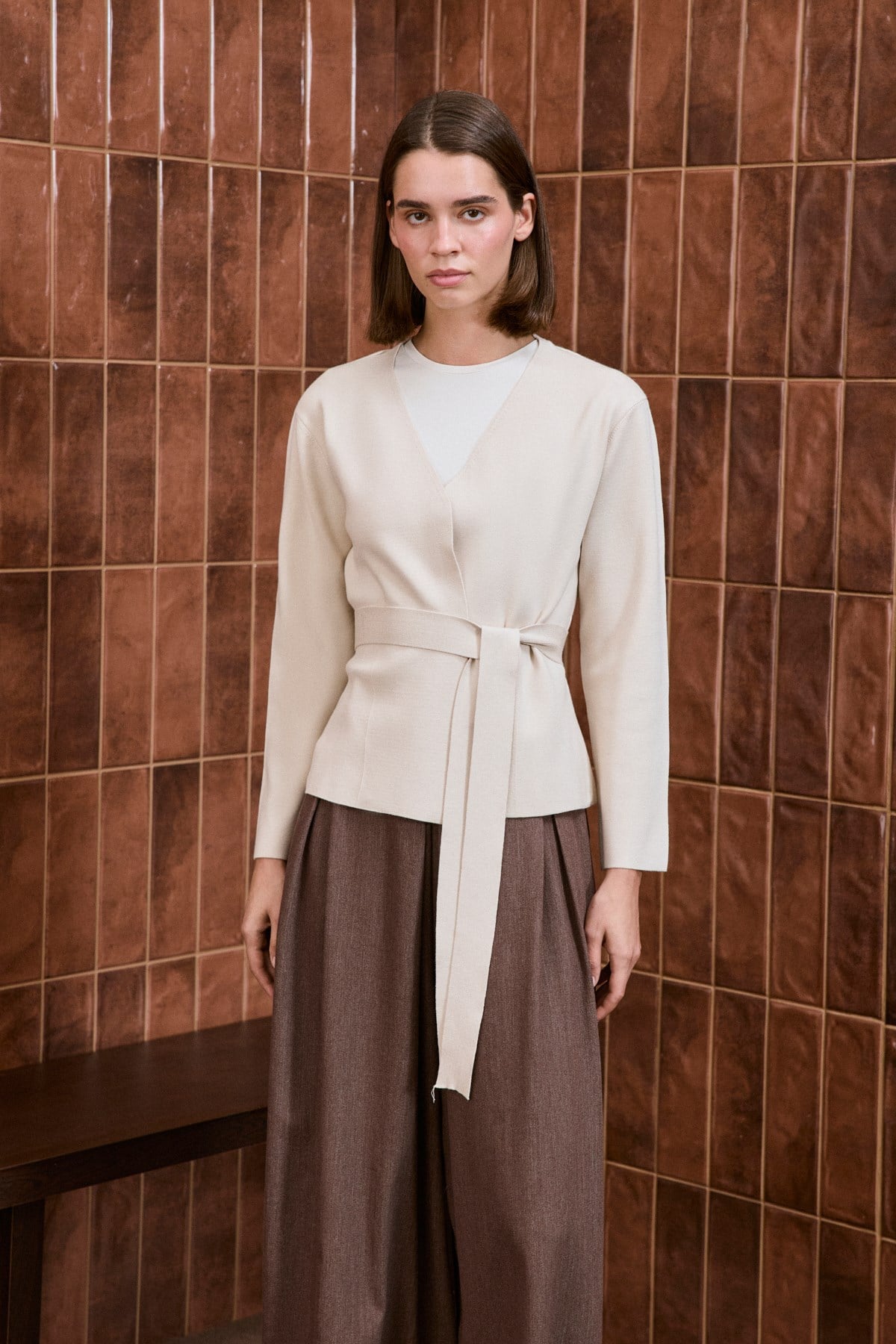 SİMA RAYON TRİKO CEKET KREM