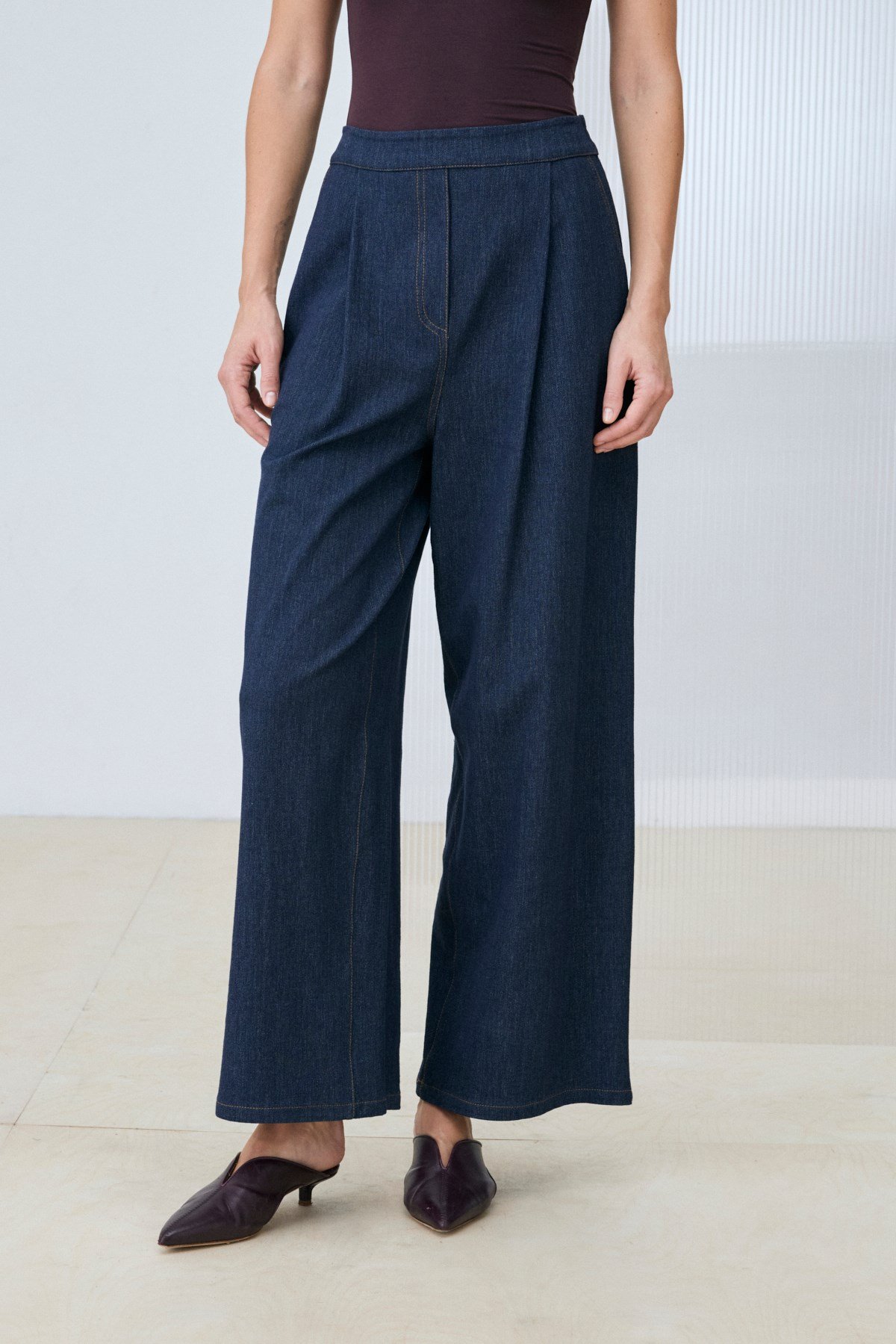 SOREL RAYON DENİM KOT PANTOLON LACİVERT