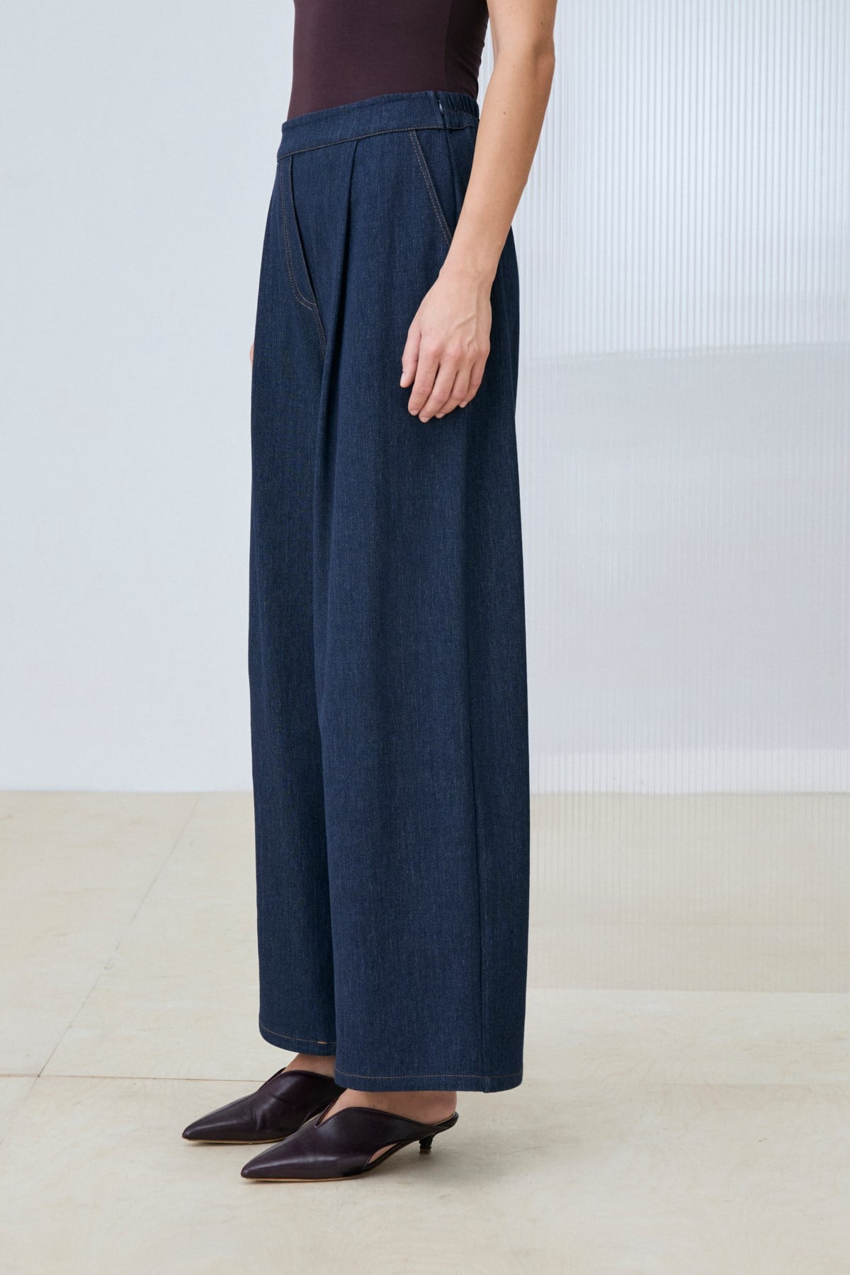 SOREL RAYON DENİM KOT PANTOLON LACİVERT