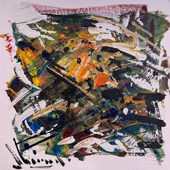  Soyut Tilki | Yağlı Boya Tablo 