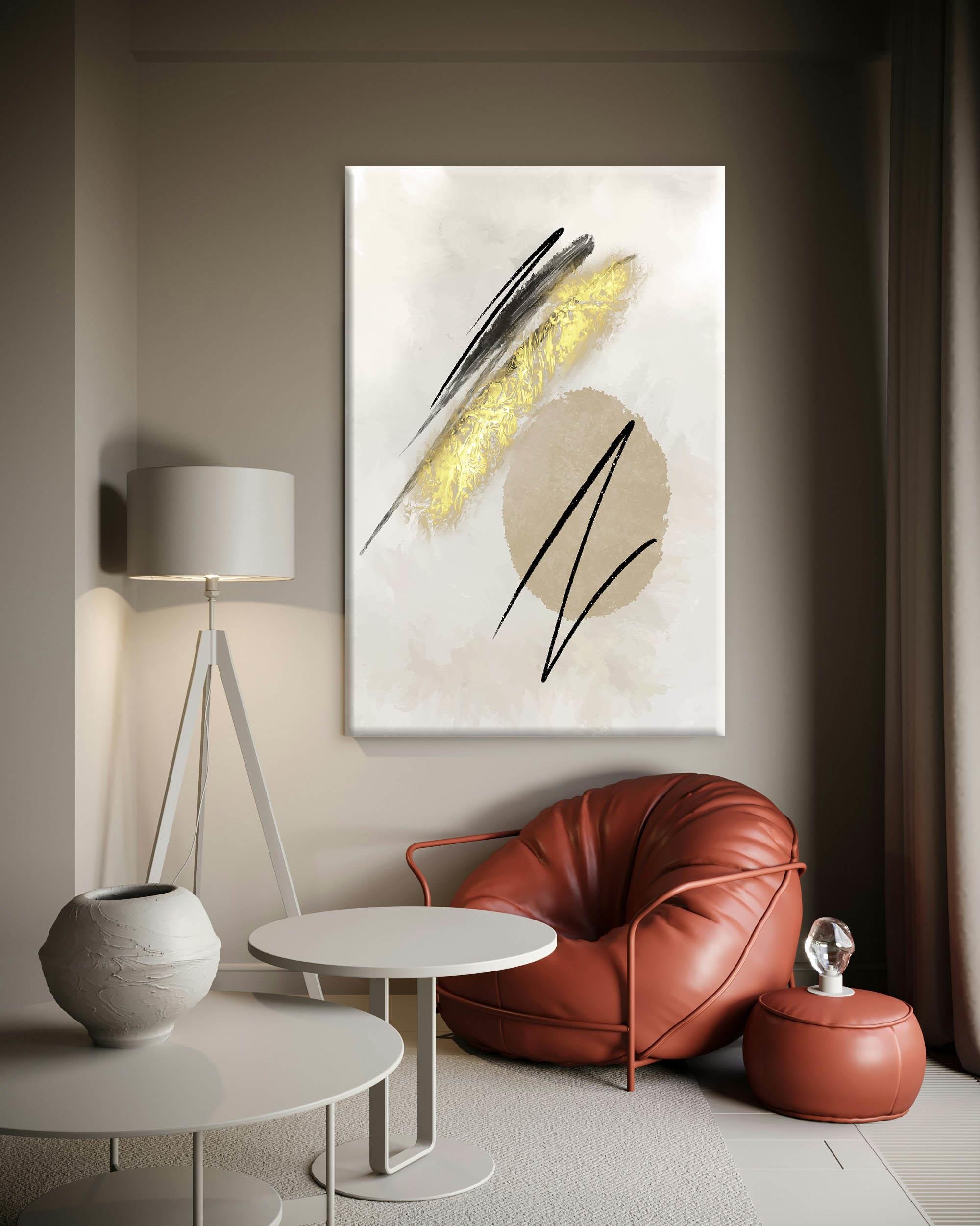 Abstract Mixed | Yağlıboya dokulu canvas baskı