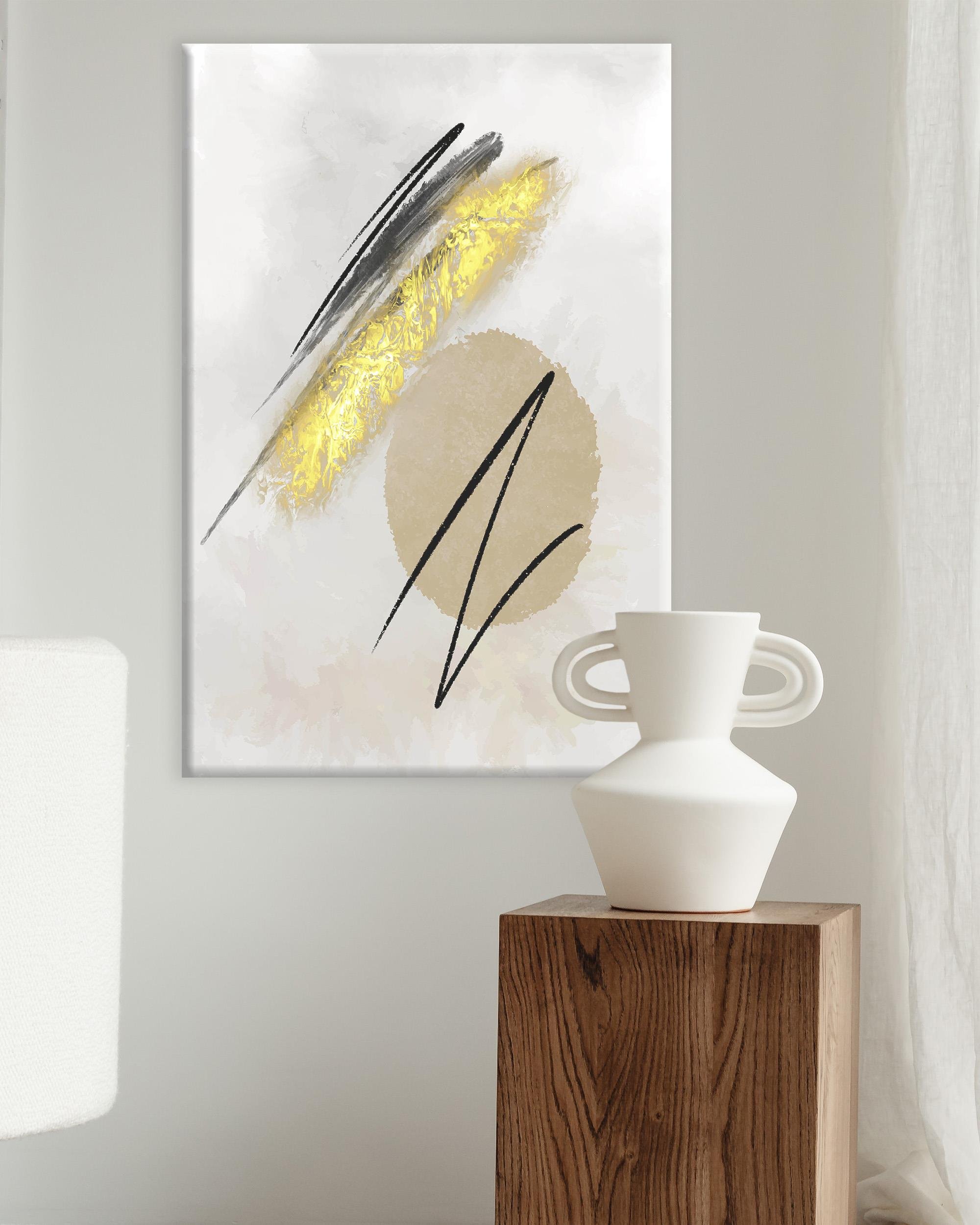 Abstract Mixed | Yağlıboya dokulu canvas baskı