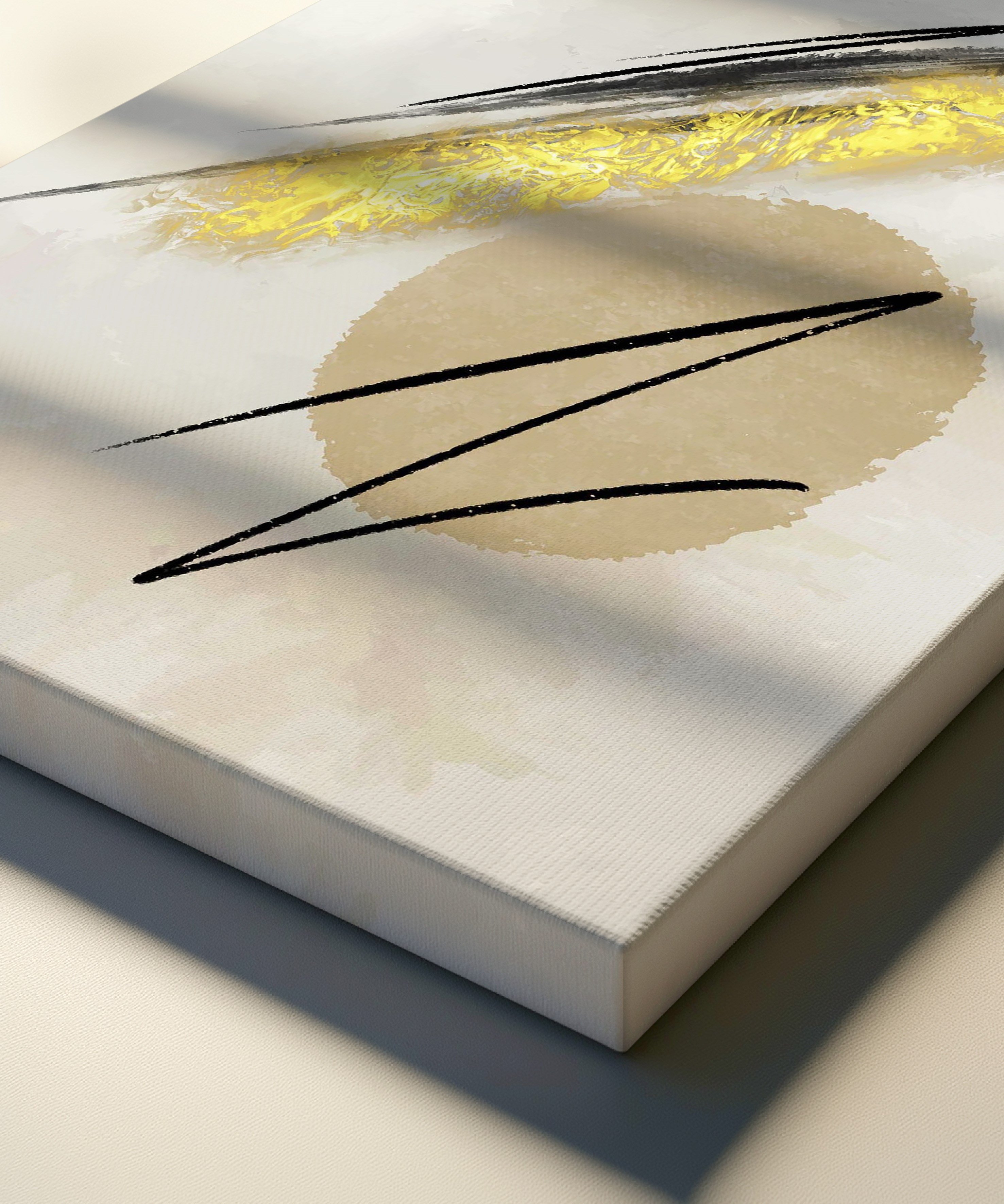 Abstract Mixed | Yağlıboya dokulu canvas baskı