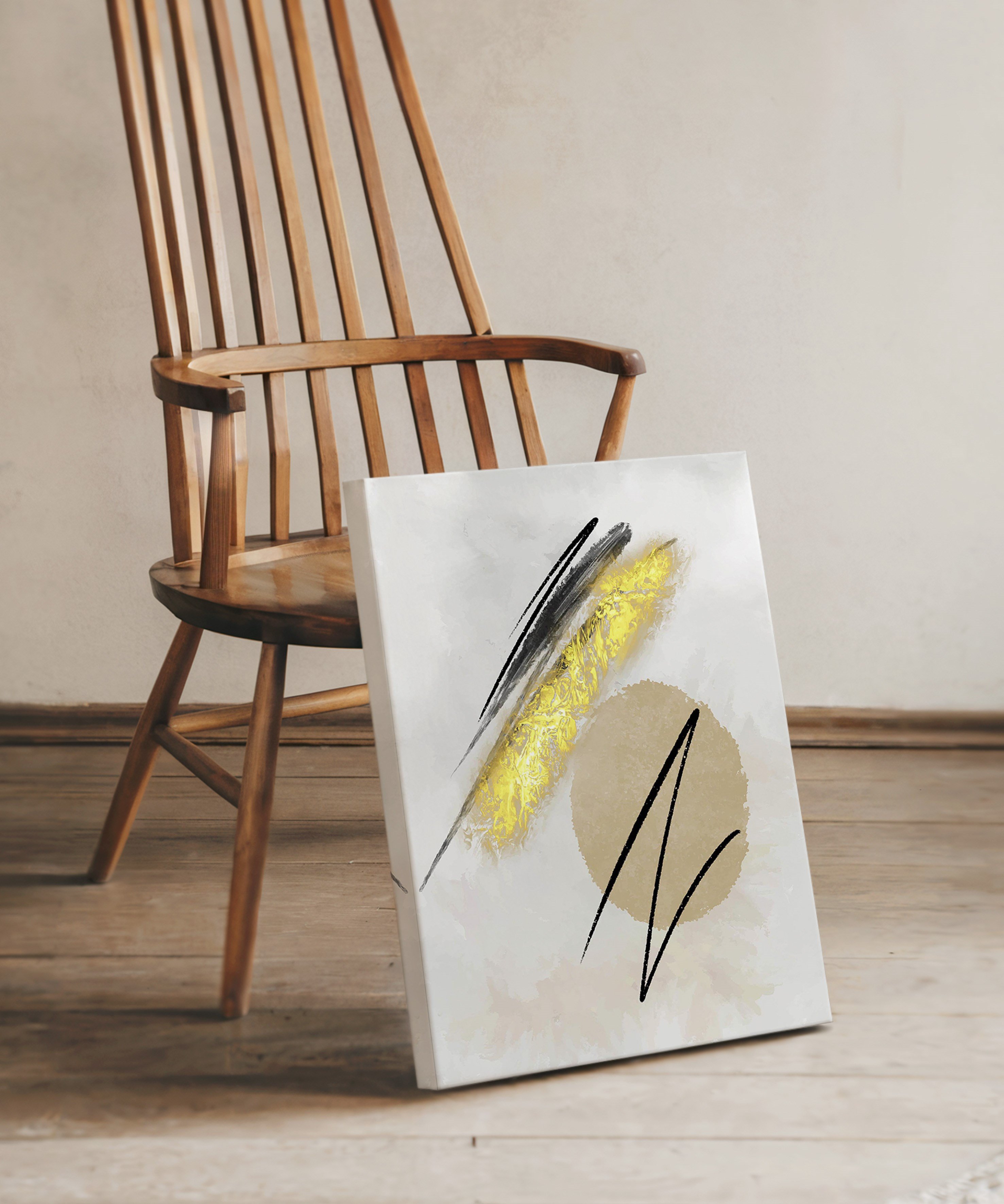 Abstract Mixed | Yağlıboya dokulu canvas baskı
