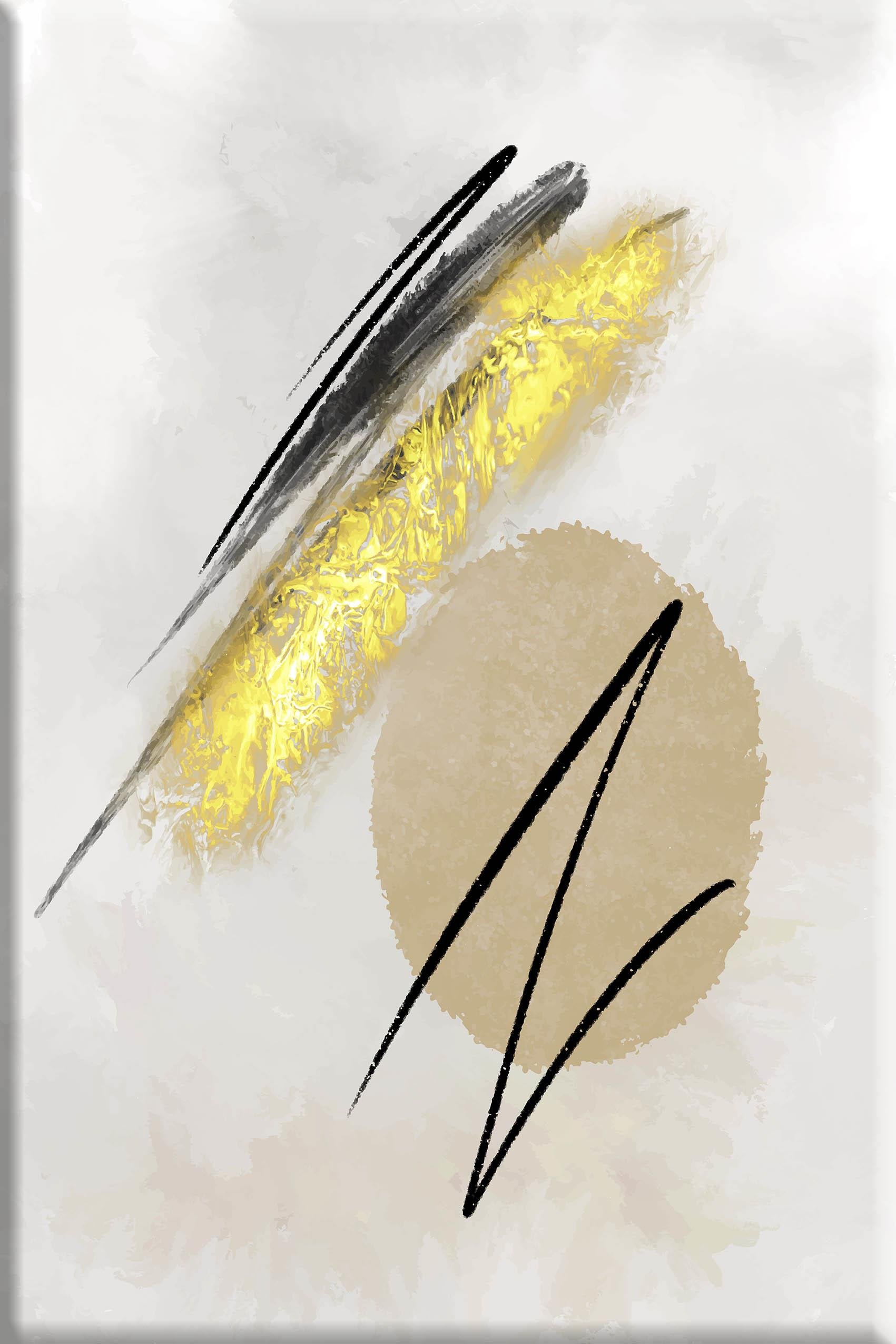 Abstract Mixed | Yağlıboya dokulu canvas baskı