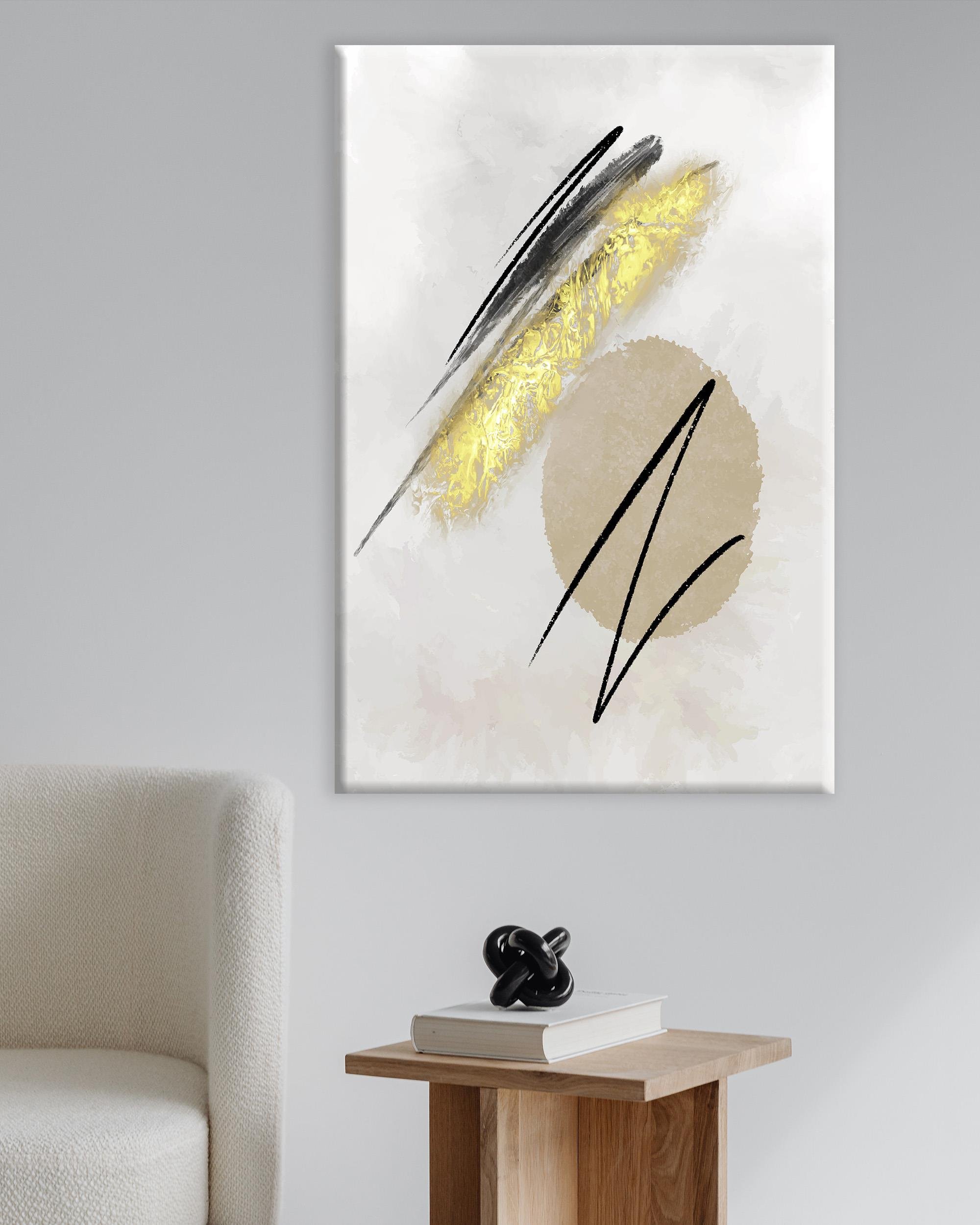 Abstract Mixed | Yağlıboya dokulu canvas baskı