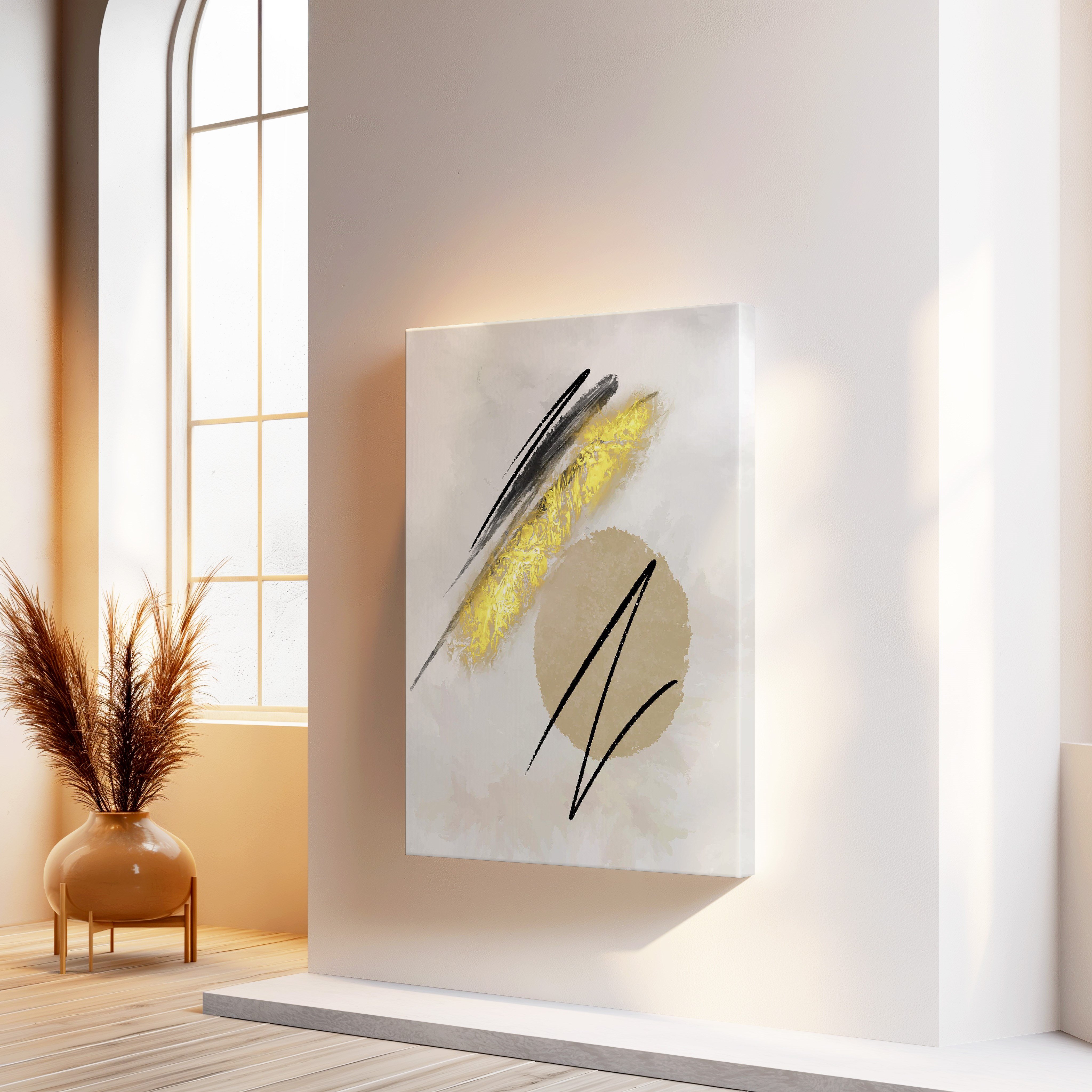 Abstract Mixed | Yağlıboya dokulu canvas baskı