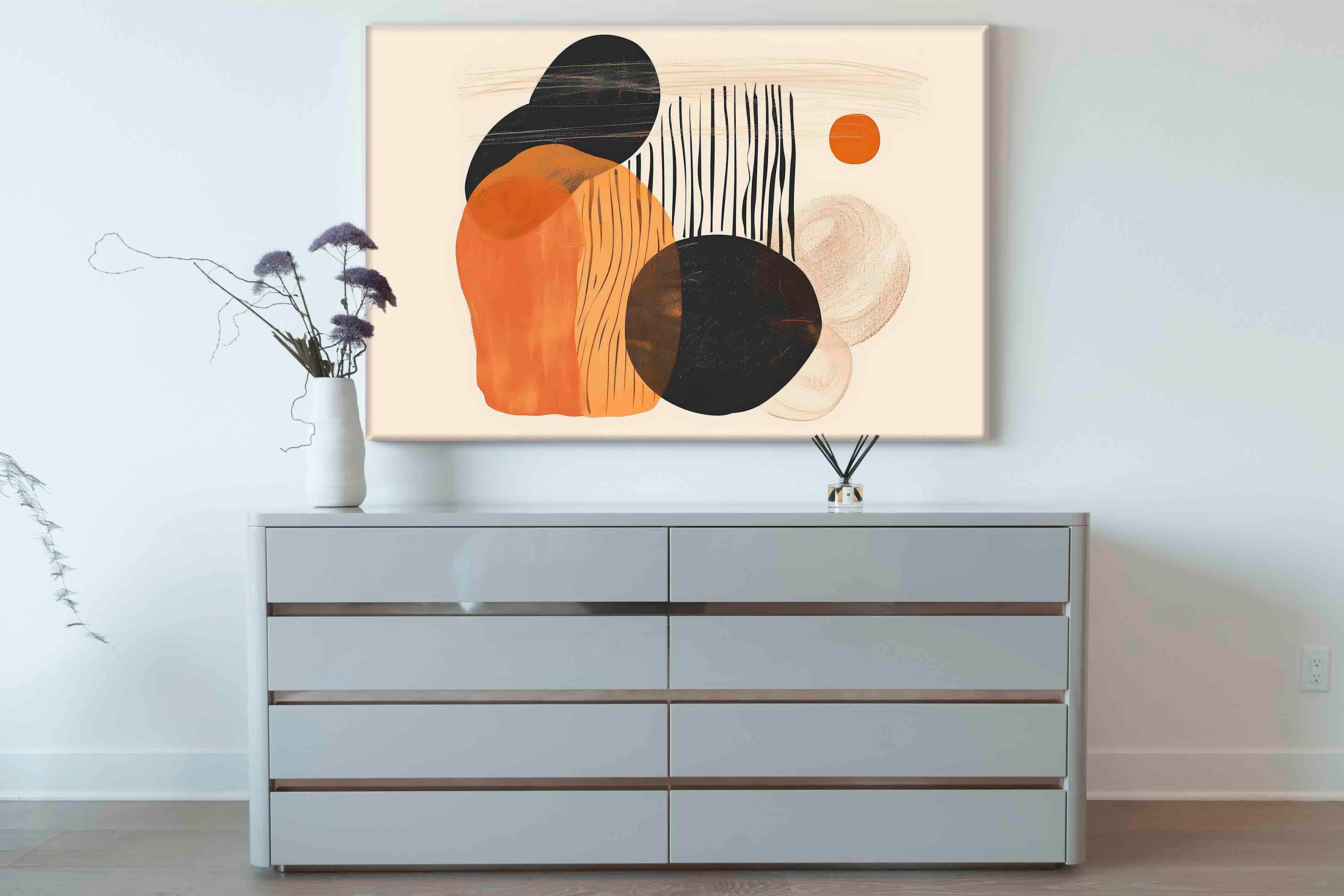 Abstract Touch | Yağlıboya dokulu canvas baskı