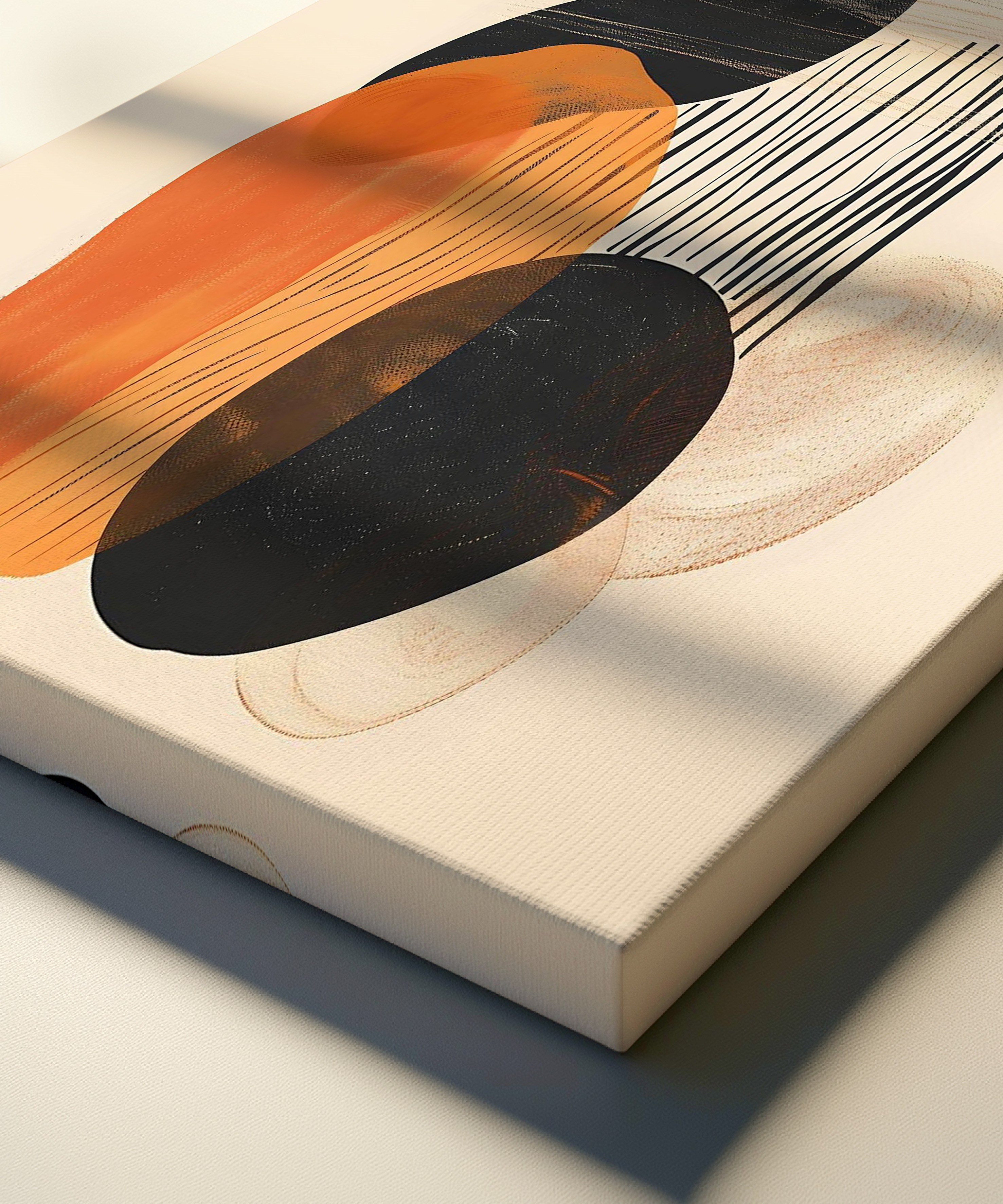 Abstract Touch | Yağlıboya dokulu canvas baskı