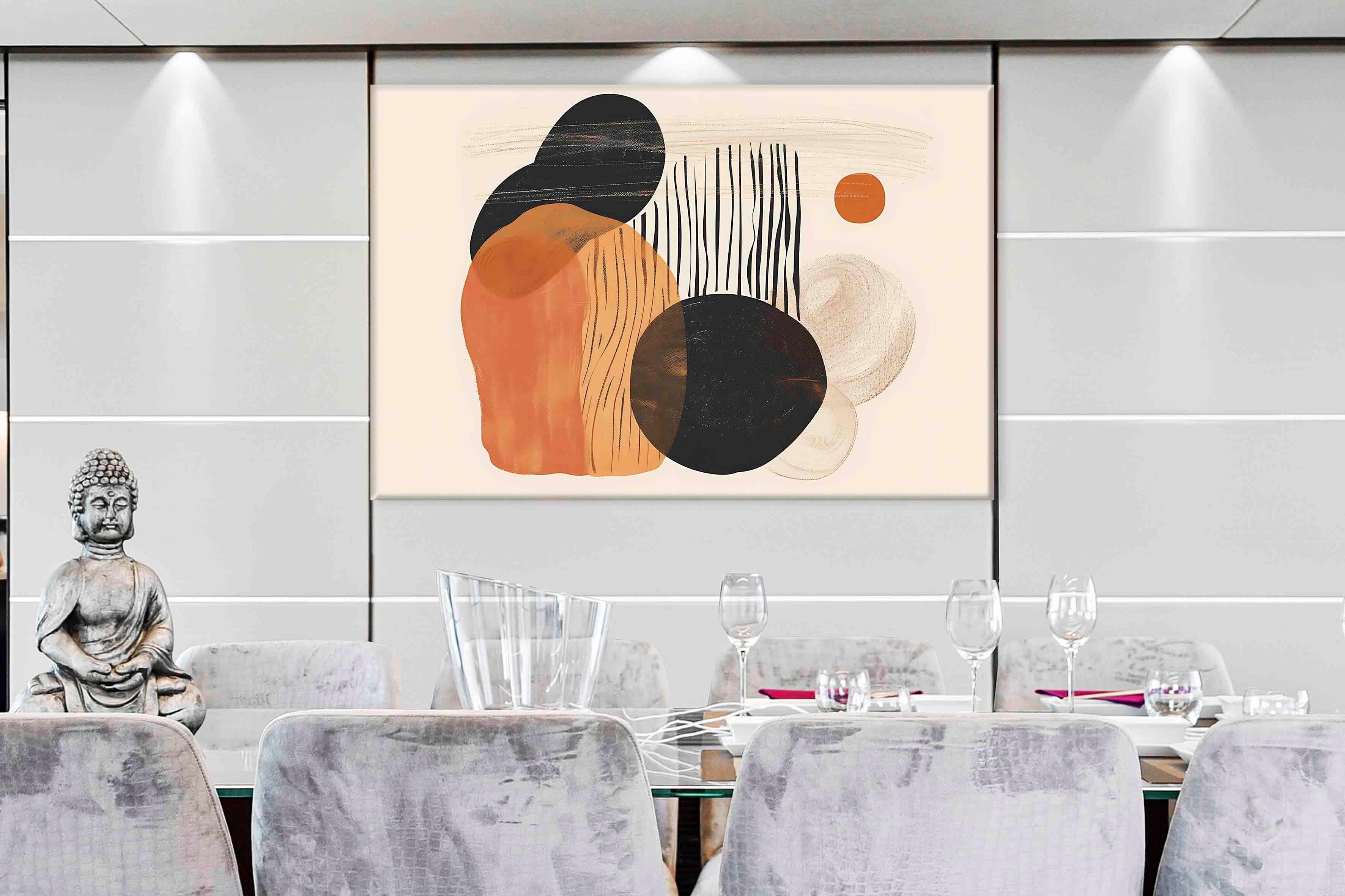 Abstract Touch | Yağlıboya dokulu canvas baskı