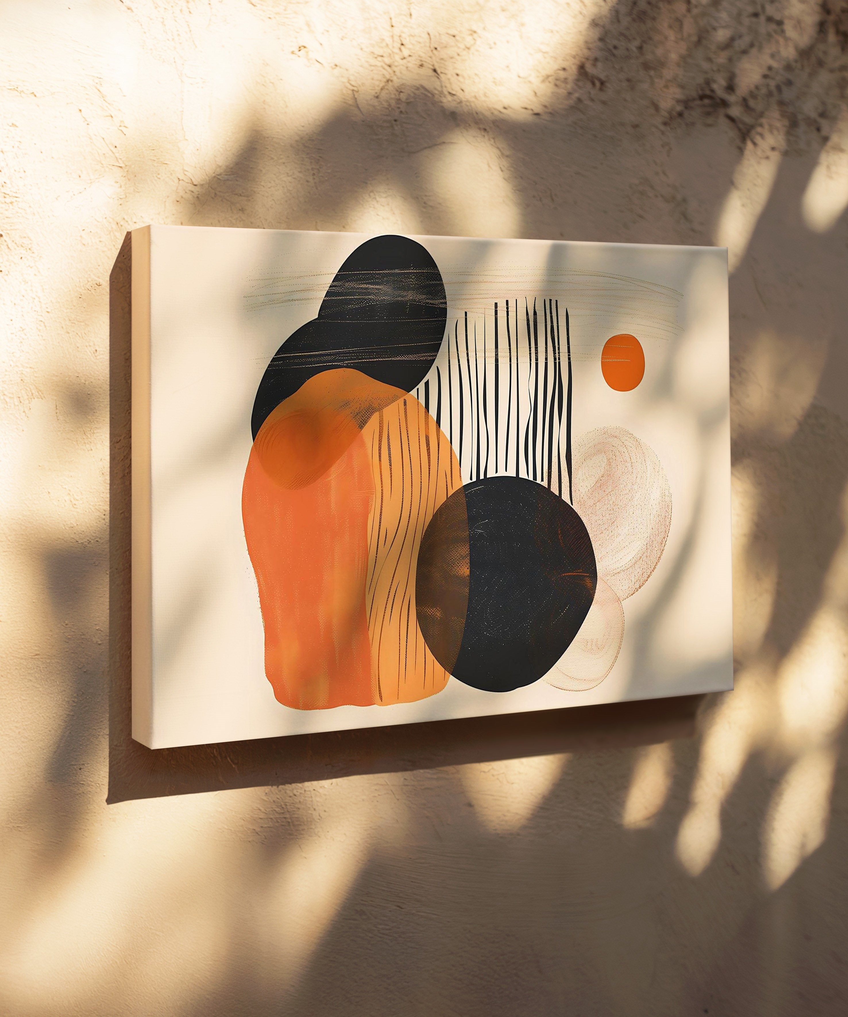 Abstract Touch | Yağlıboya dokulu canvas baskı