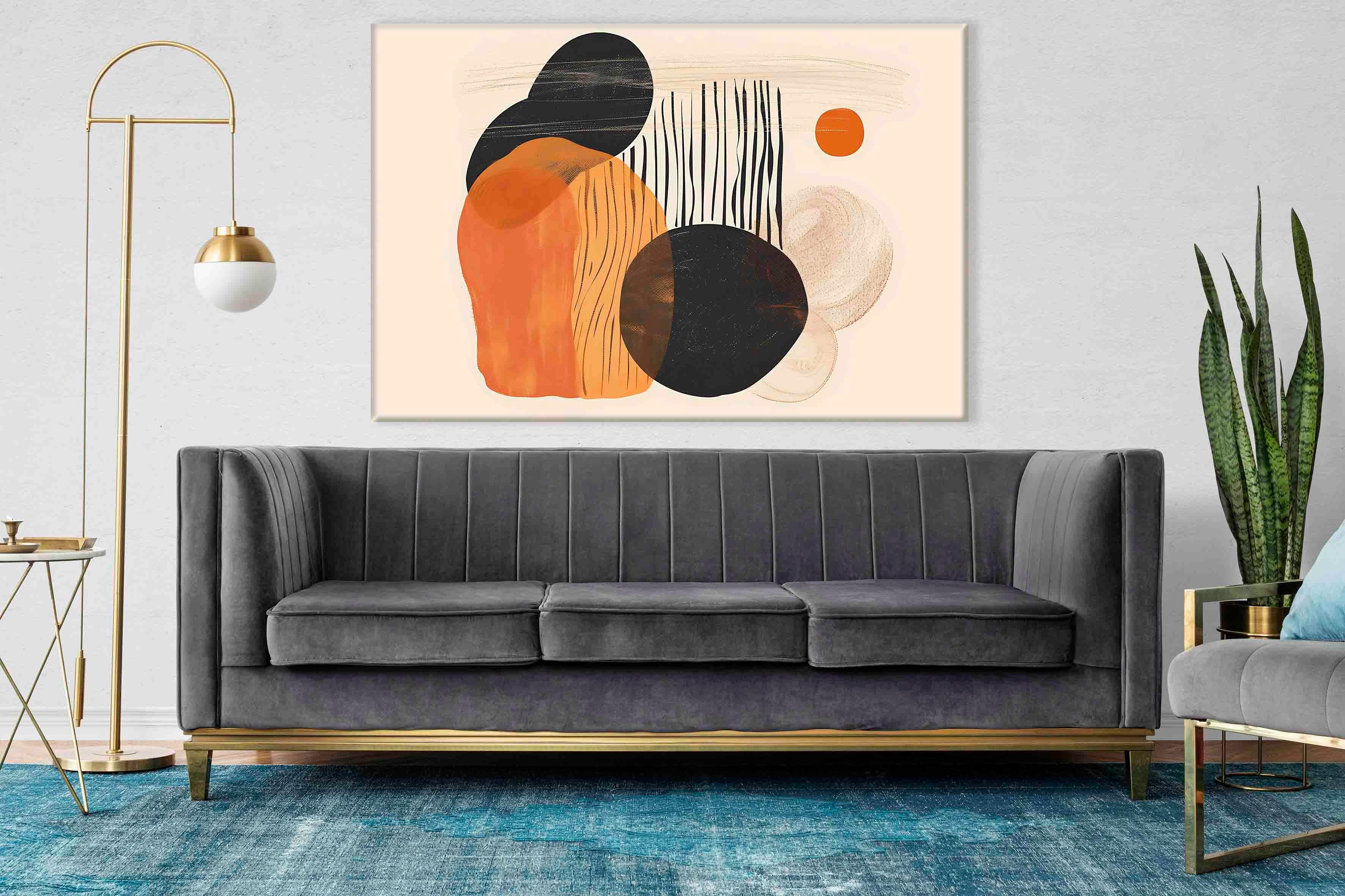 Abstract Touch | Yağlıboya dokulu canvas baskı