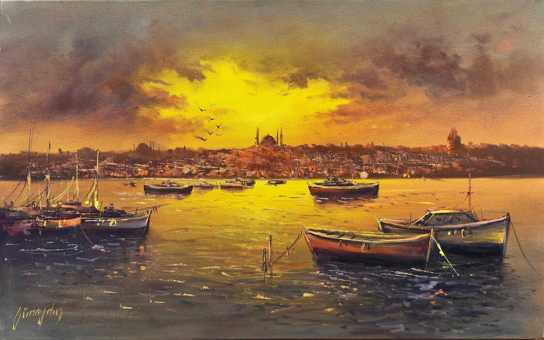 Akşamüstü Sıcaklığı | Yağlı Boya Tablo