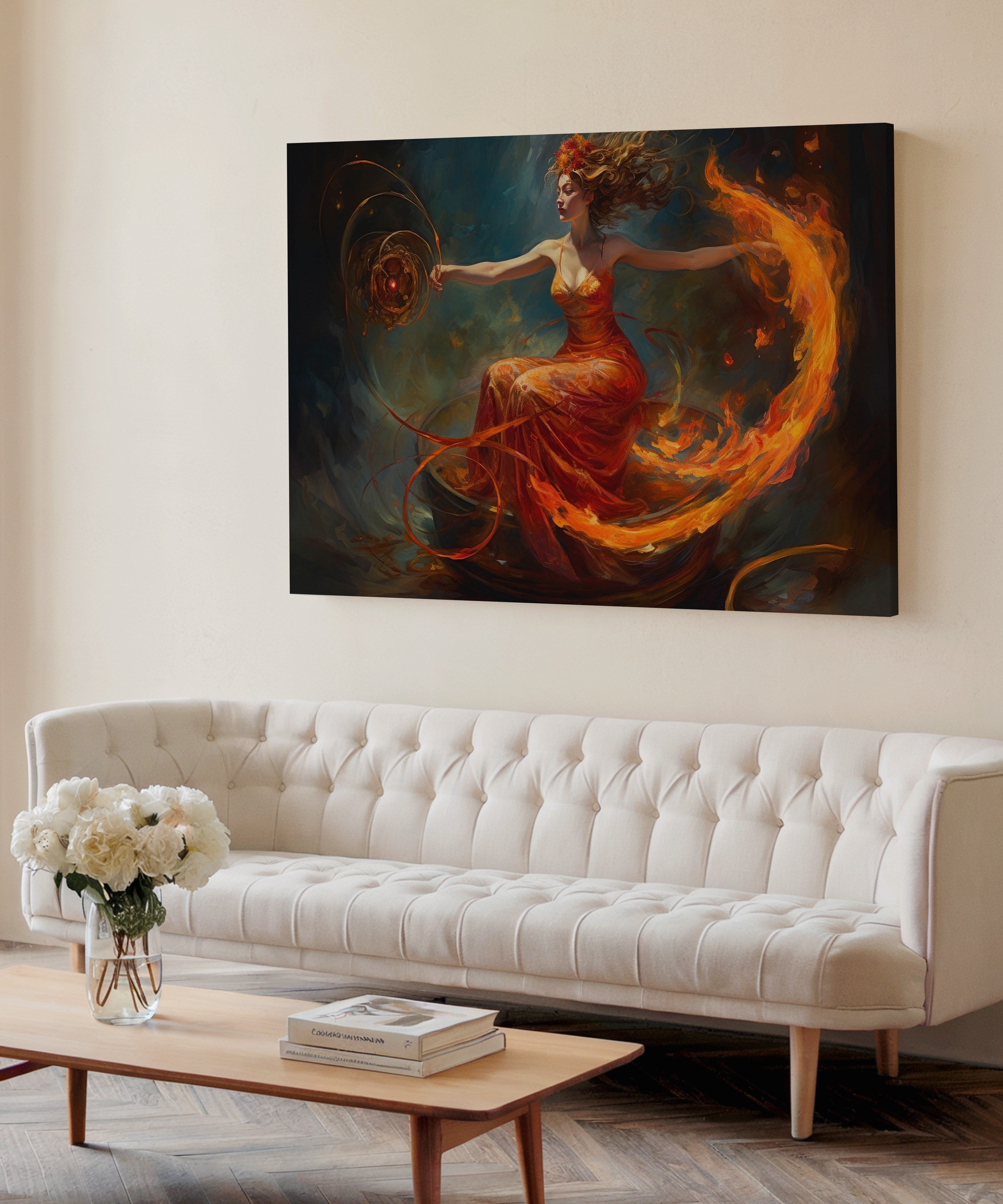 Alevin Hükmü | Yağlı Boya Dokulu Canvas Baskı
