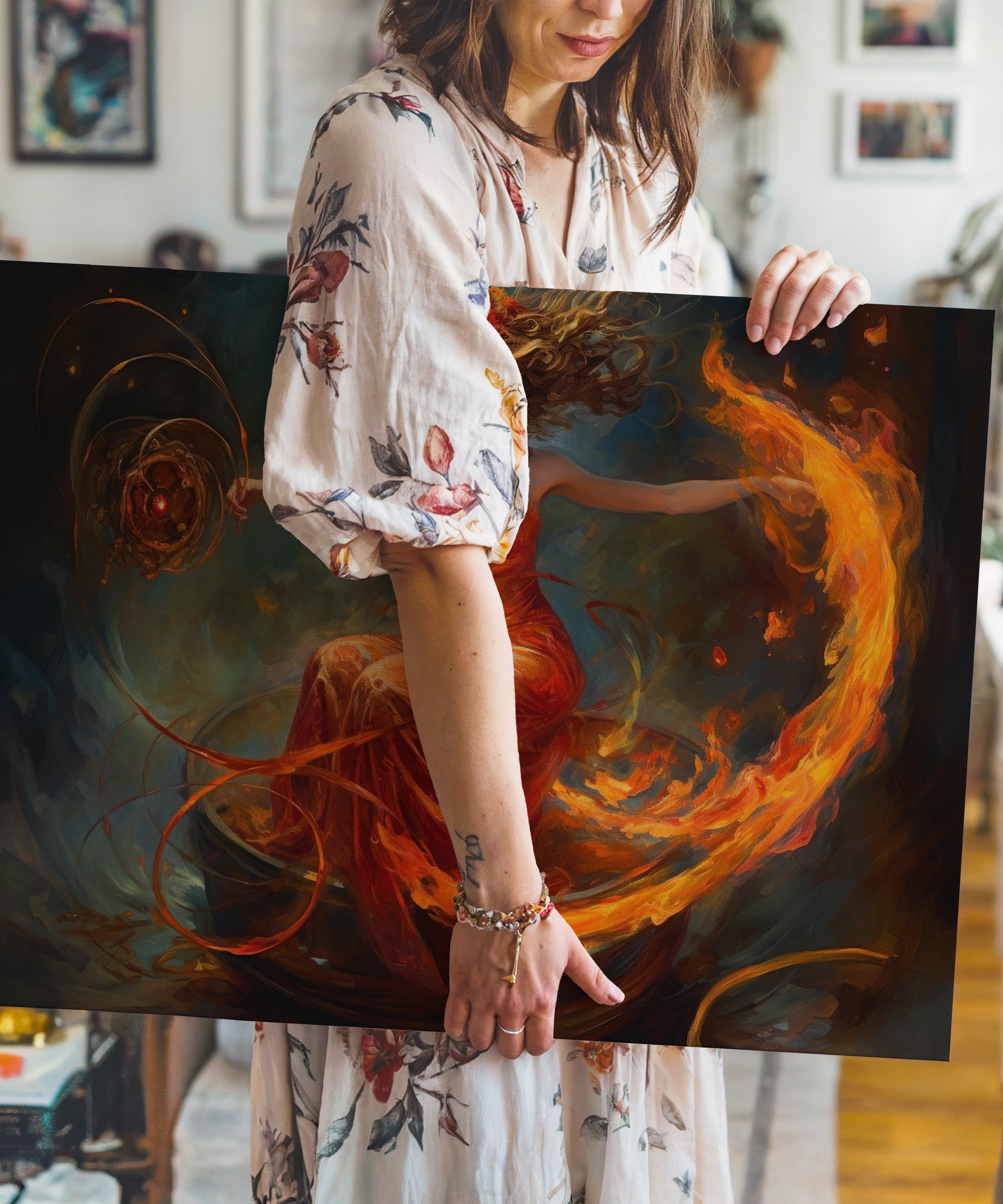 Alevin Hükmü | Yağlı Boya Dokulu Canvas Baskı