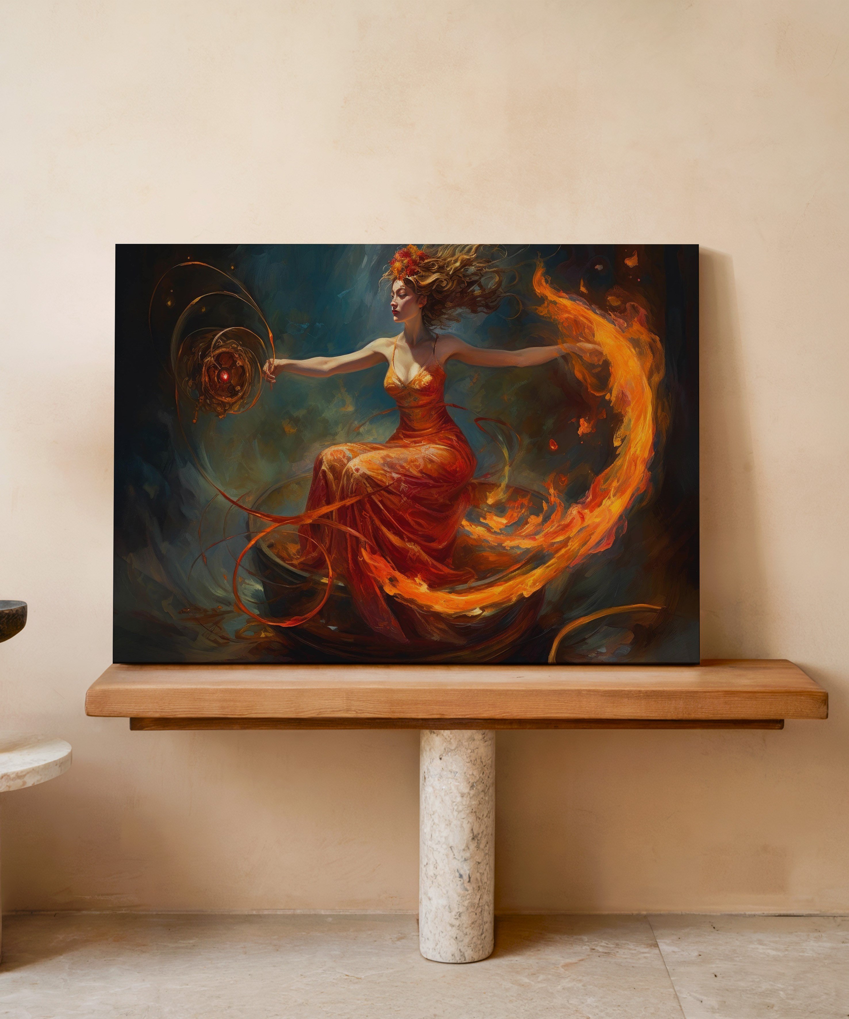 Alevin Hükmü | Yağlı Boya Dokulu Canvas Baskı