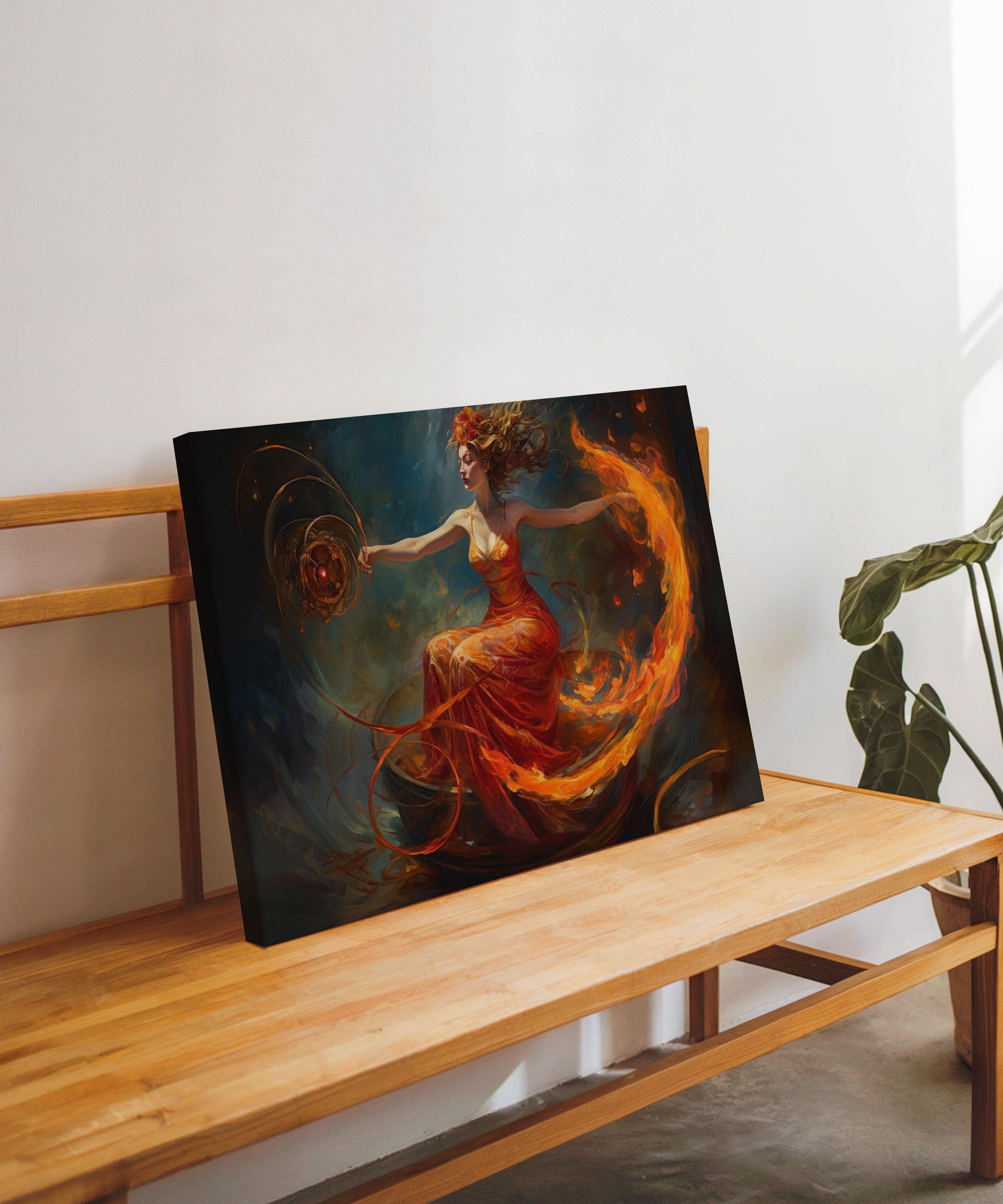 Alevin Hükmü | Yağlı Boya Dokulu Canvas Baskı