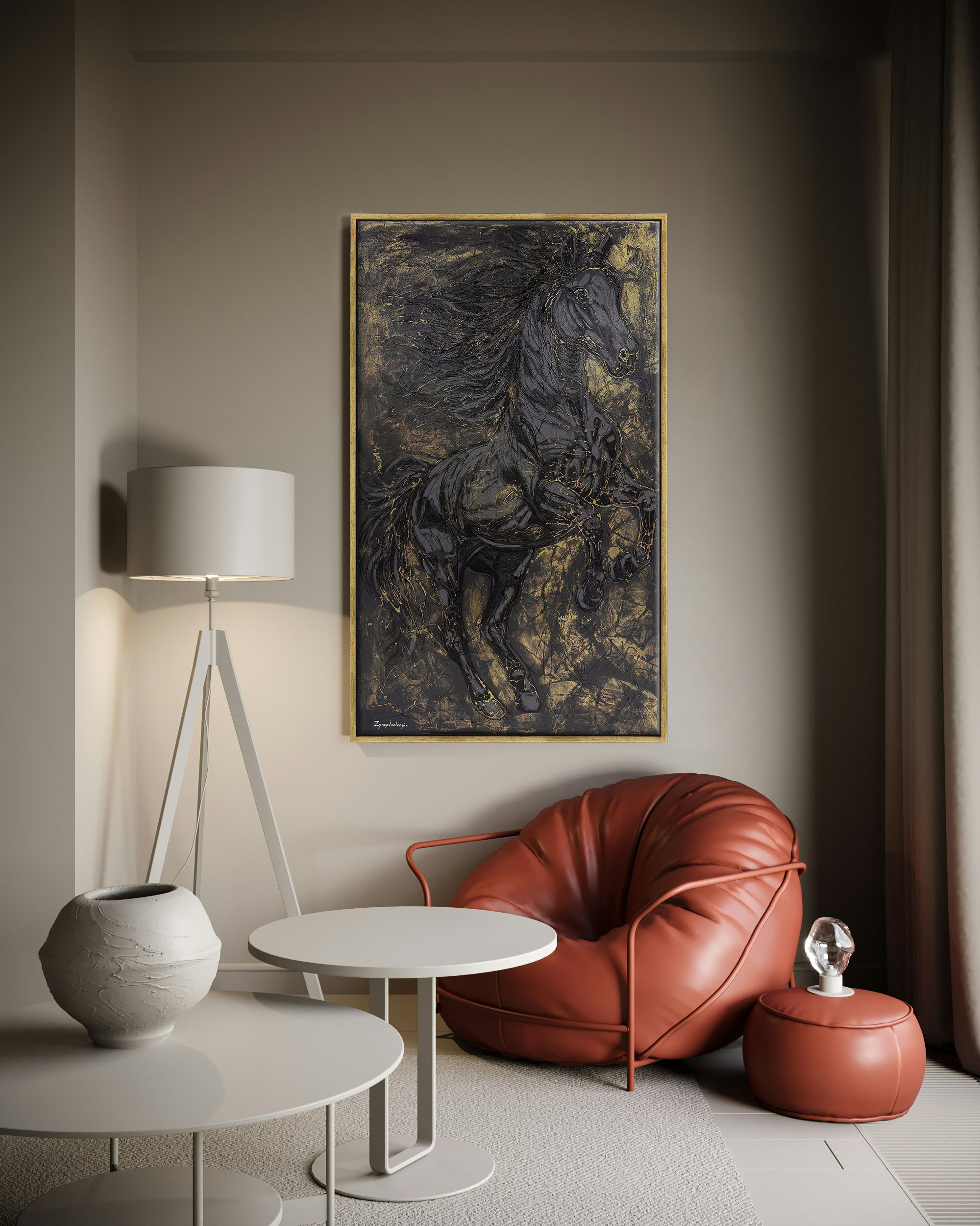 Altın Yele | Yağlı Boya Tablo