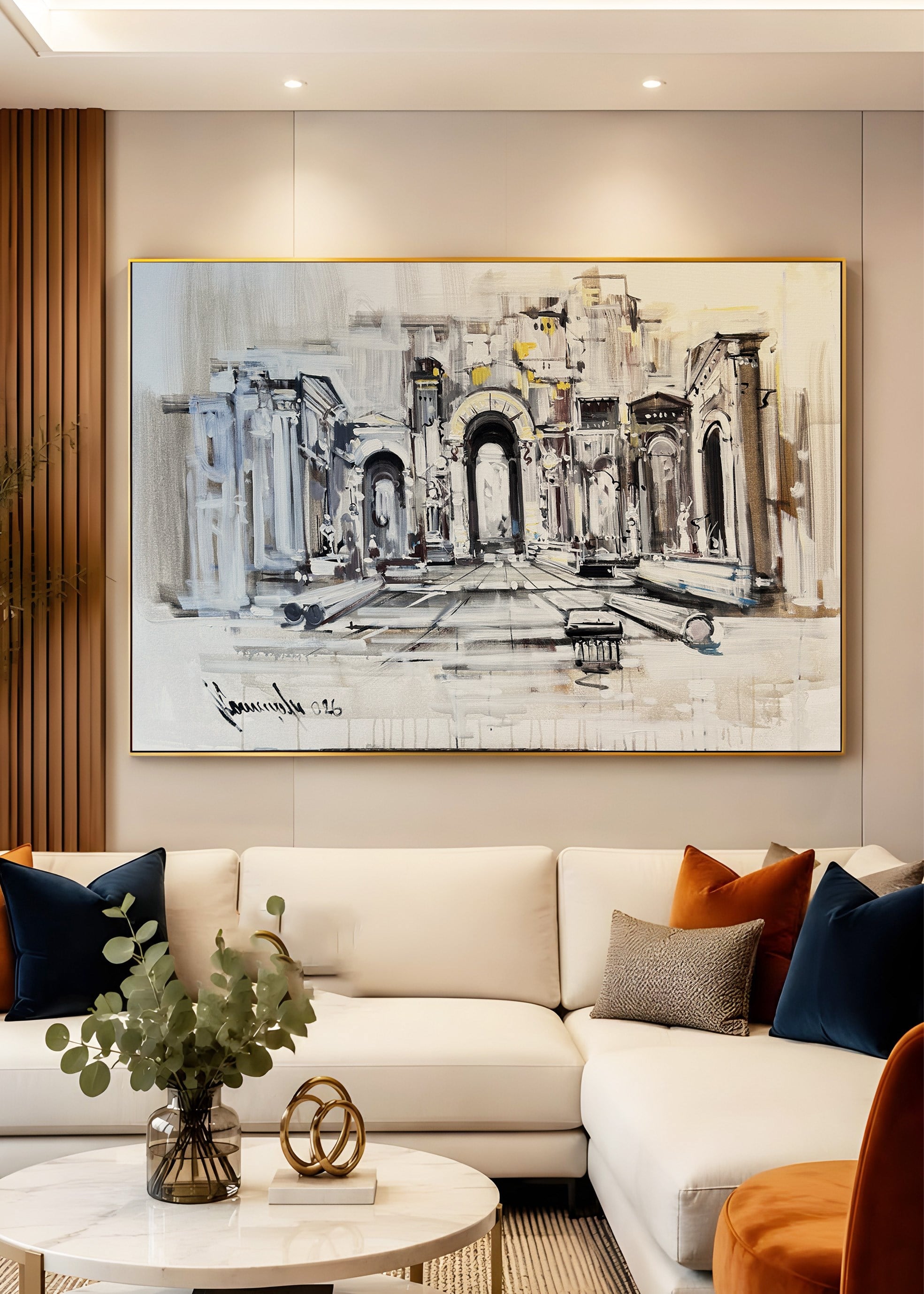 Antik Kent | Yağlı Boya Tablo