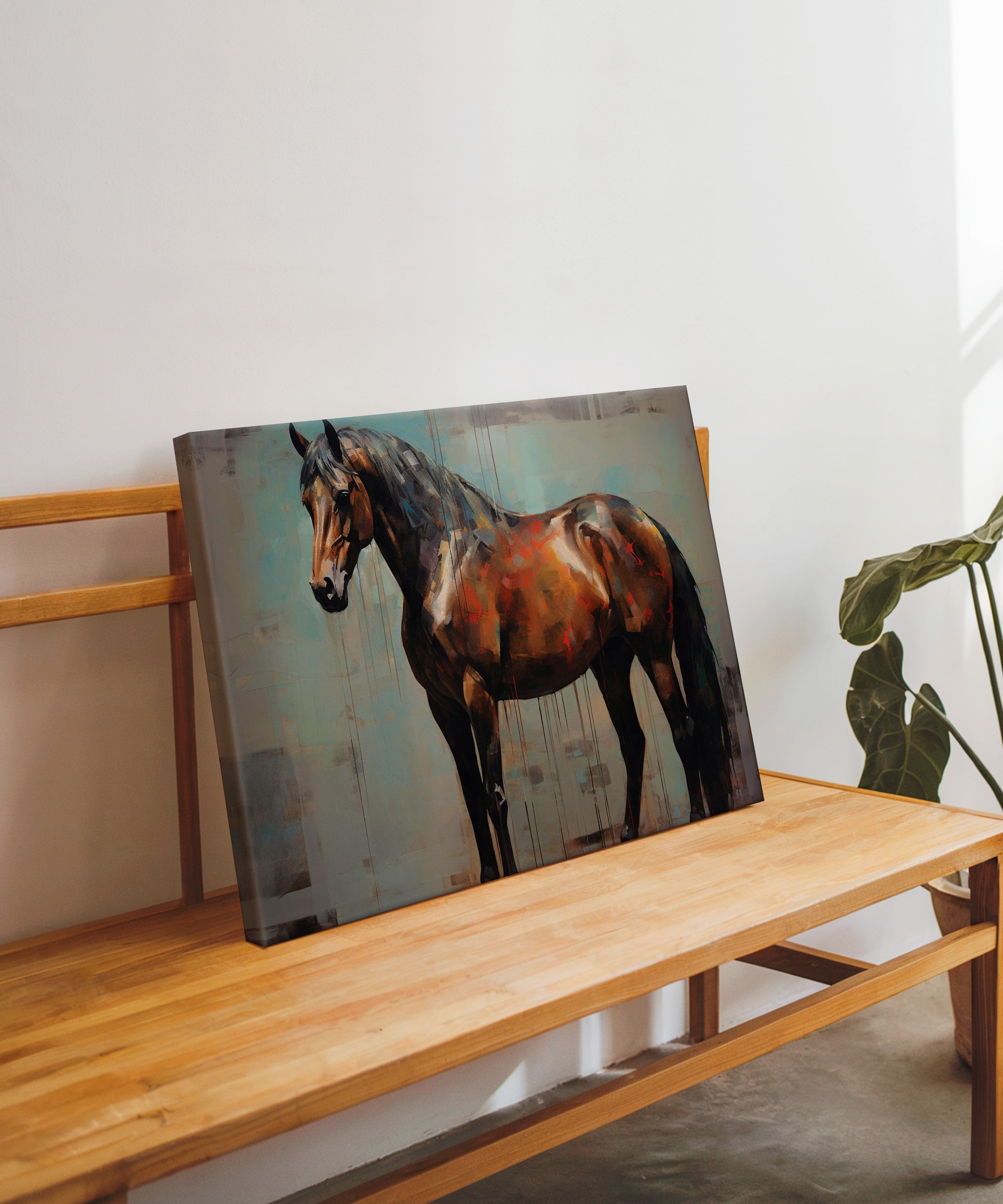 Asil Duruş | Yağlı Boya Dokulu Canvas Baskı