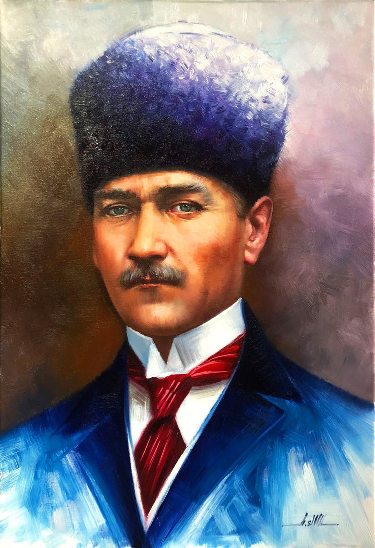 ATA Portre | Yağlı Boya TabloKlasikler