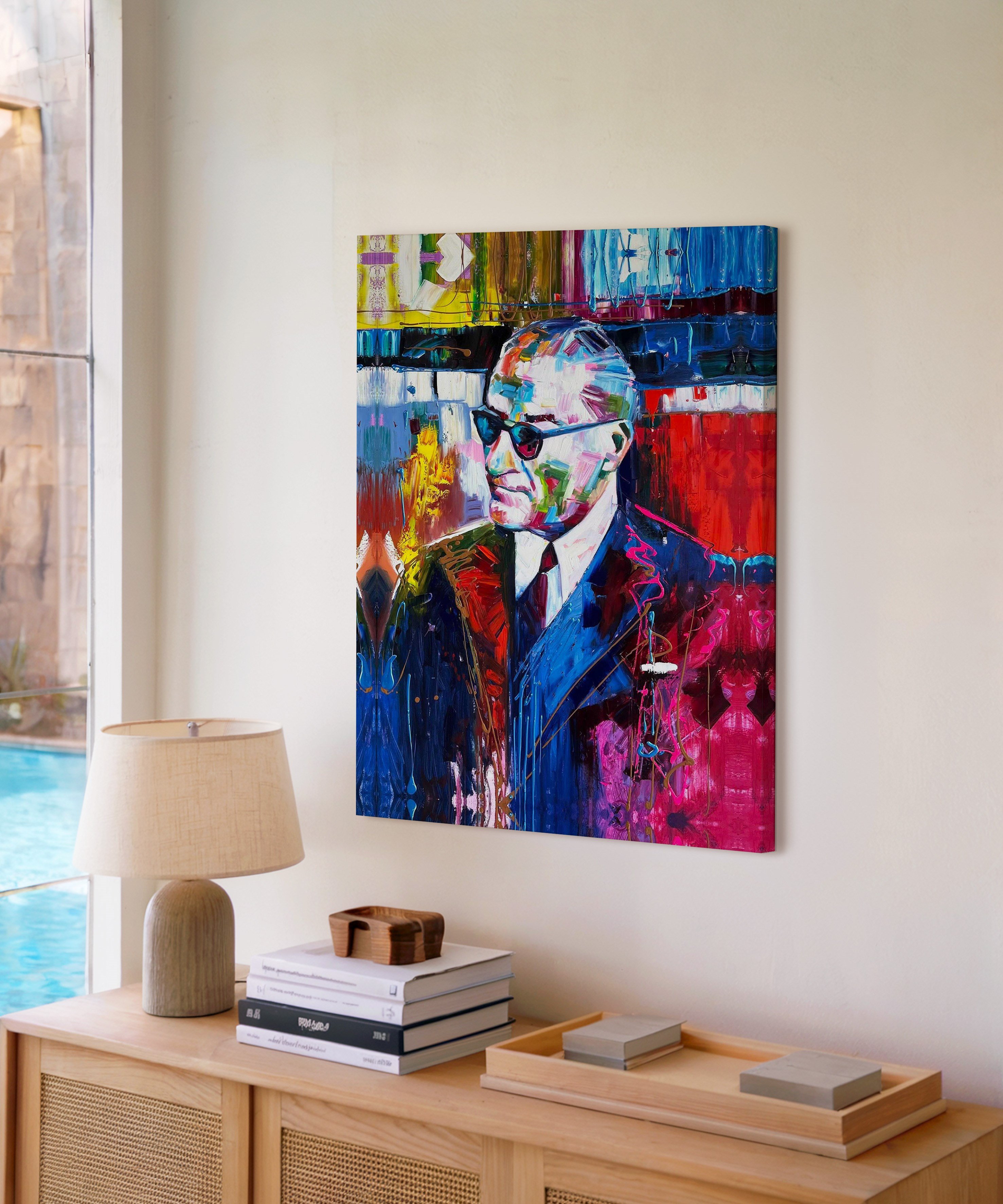 Atatürk Portresi | Yağlı Boya Dokulu Canvas Baskı