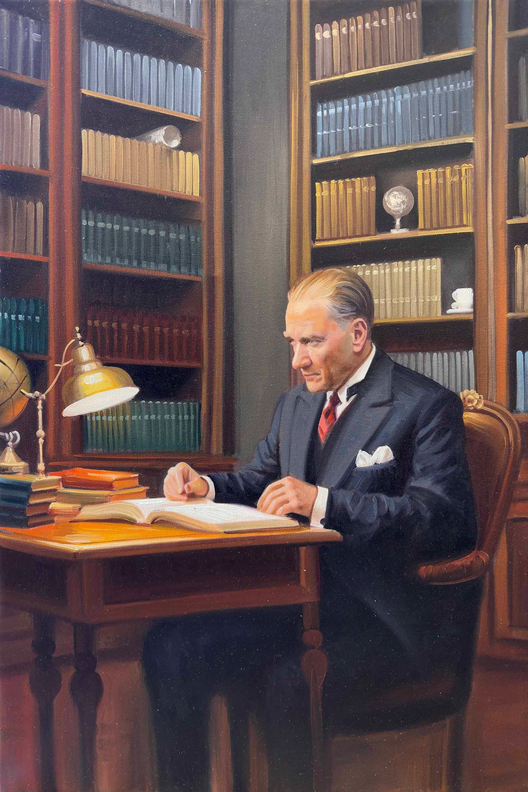 Atatürk'ün Çalışma Odası |Yağlı Boya Tablo
