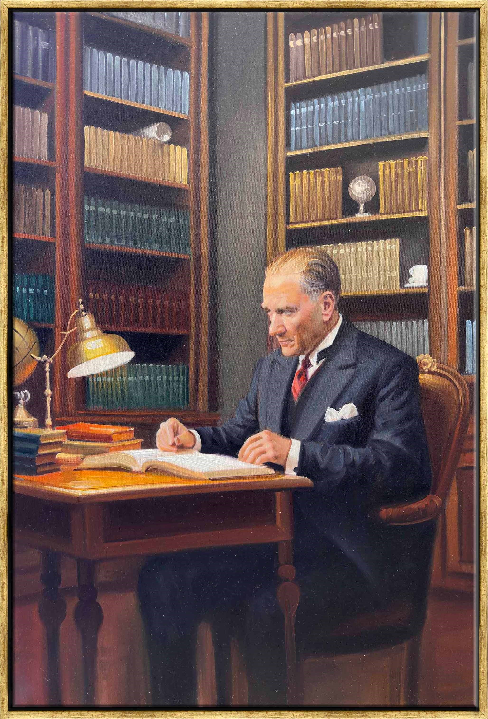 Atatürk'ün Çalışma Odası |Yağlı Boya Tablo