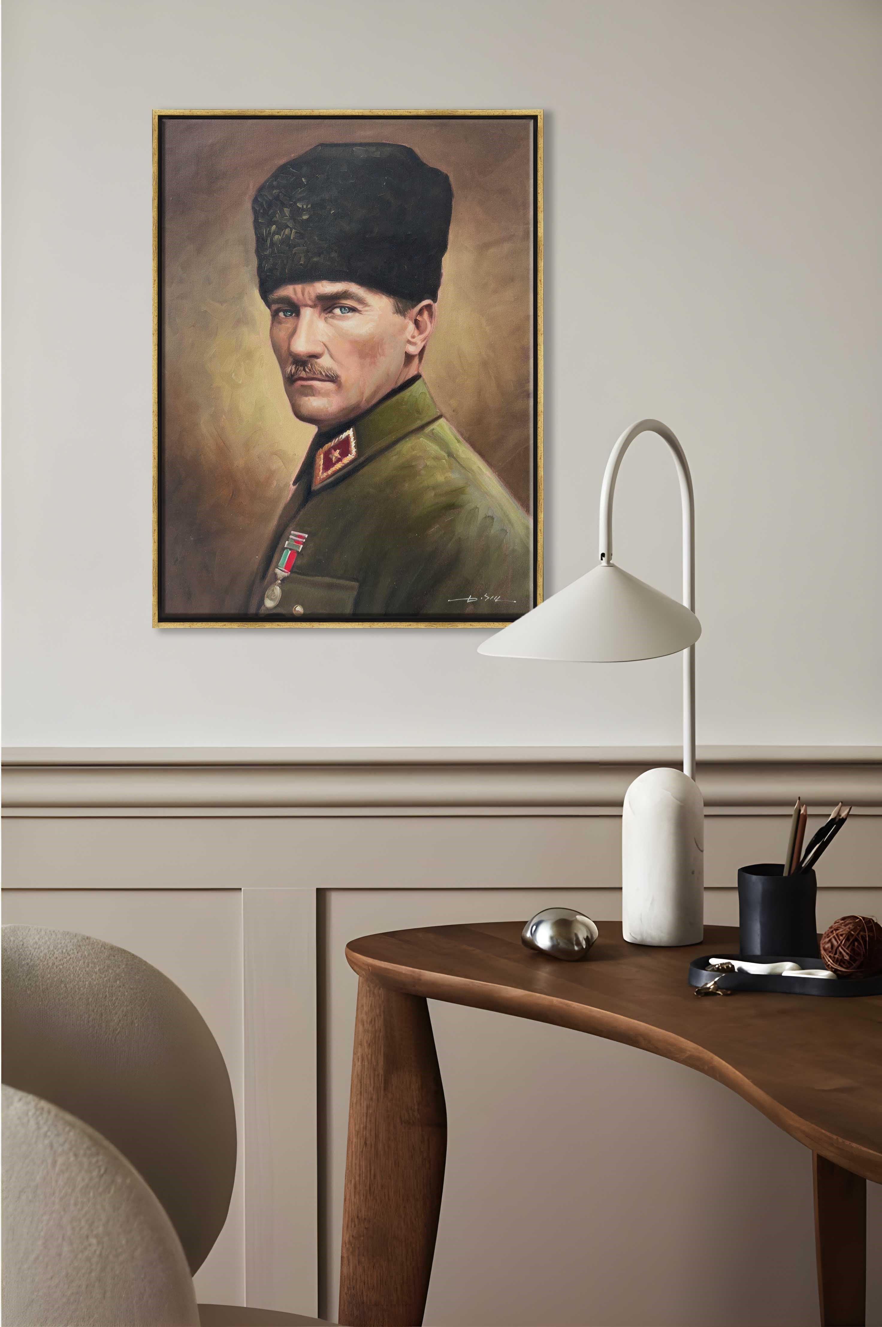 Atatürk'ün Yarınlara Bakışı  |Yağlı Boya Tablo
