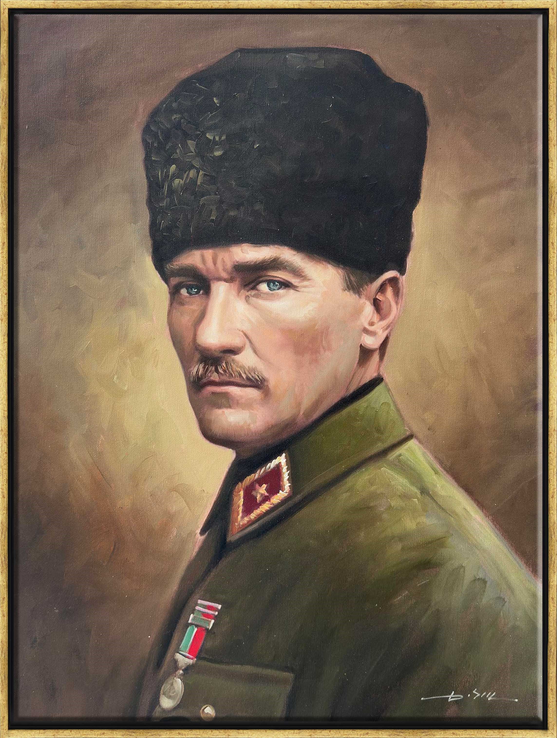 Atatürk'ün Yarınlara Bakışı  |Yağlı Boya Tablo