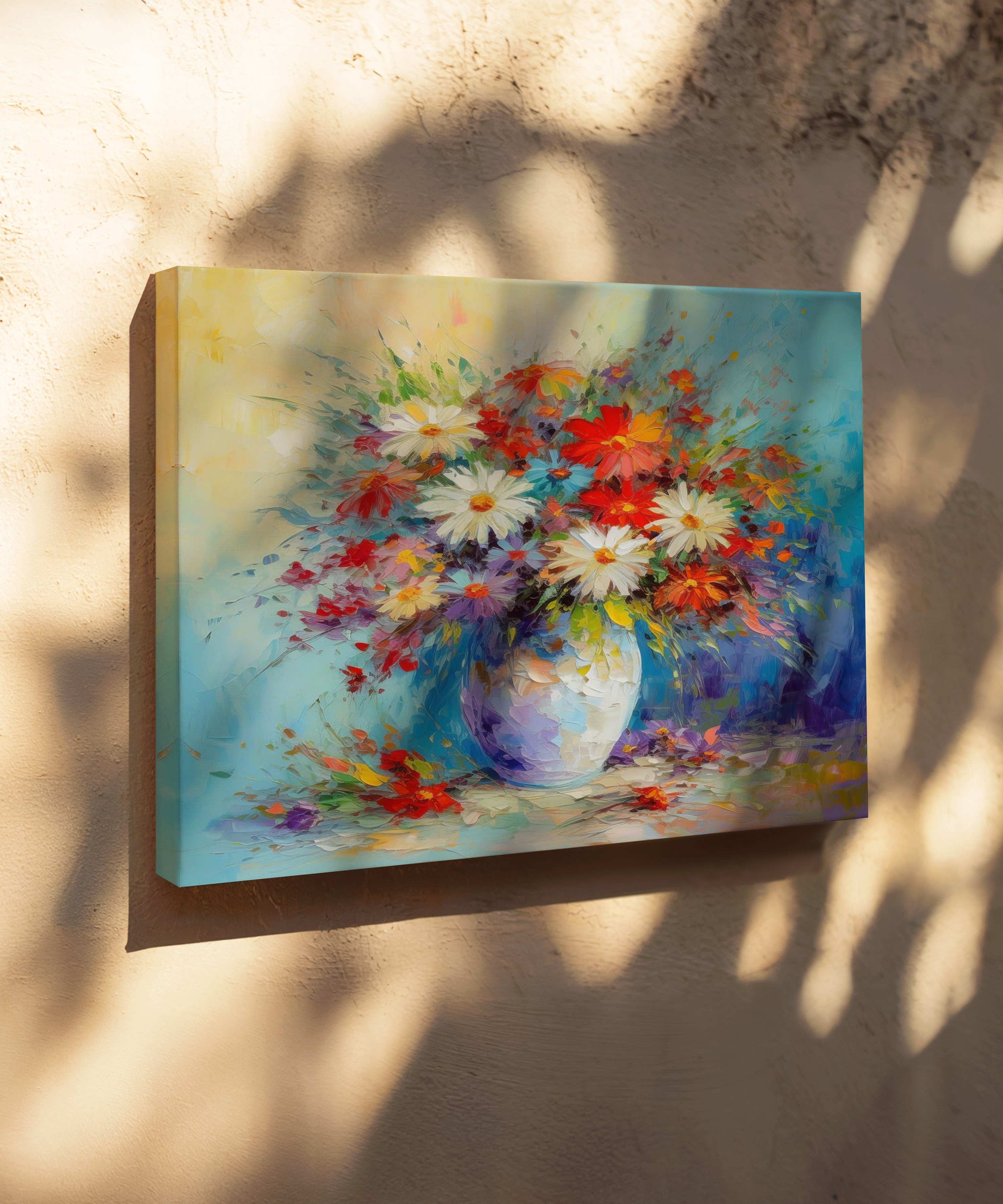 Baharın Armağanı | Yağlı Boya Dokulu Canvas Baskı