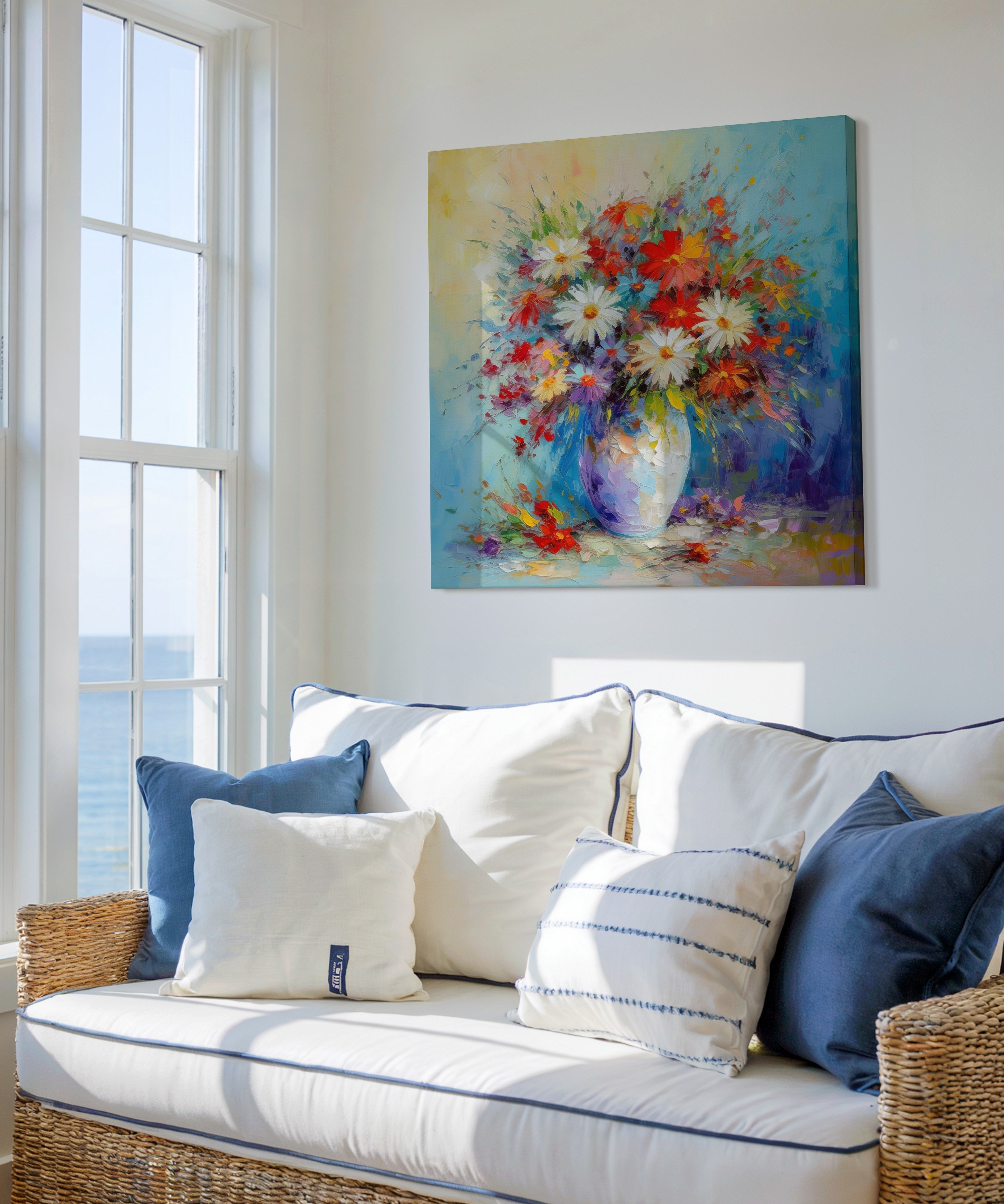 Baharın Armağanı | Yağlı Boya Dokulu Canvas Baskı