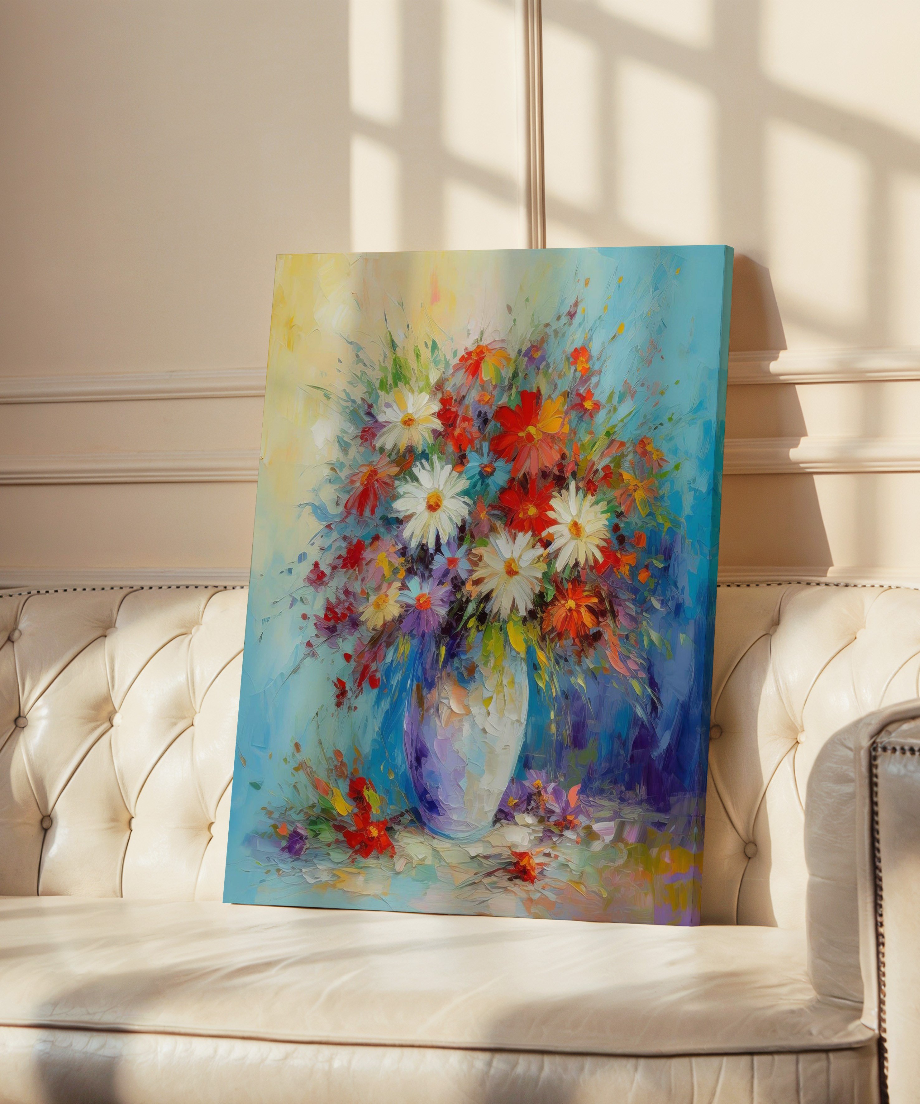 Baharın Armağanı | Yağlı Boya Dokulu Canvas Baskı
