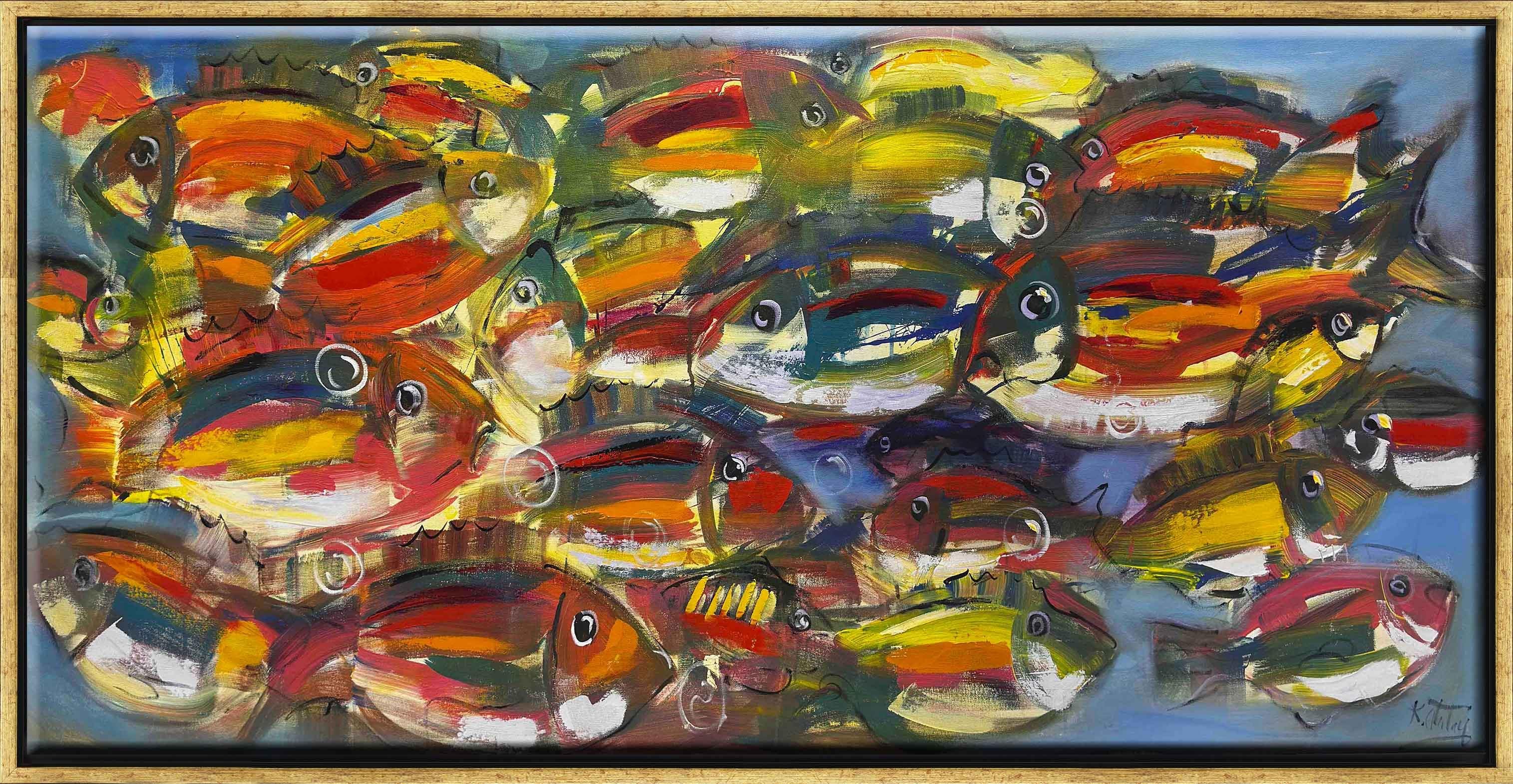 Balık Göçü | Yağlı Boya Tablo